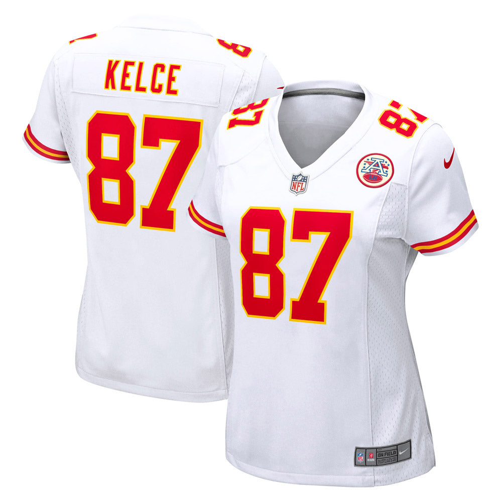 Women's Kansas City Chiefs Travis Kelce Game Jersey White - vstockx