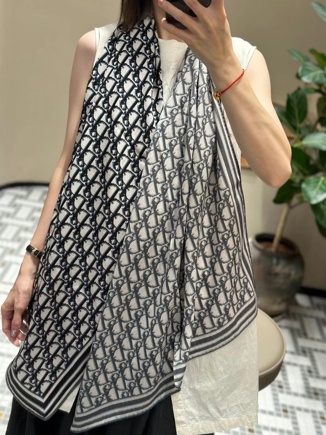 Streetwear Scarf Dior 328966 size:65x180cm - vstockx