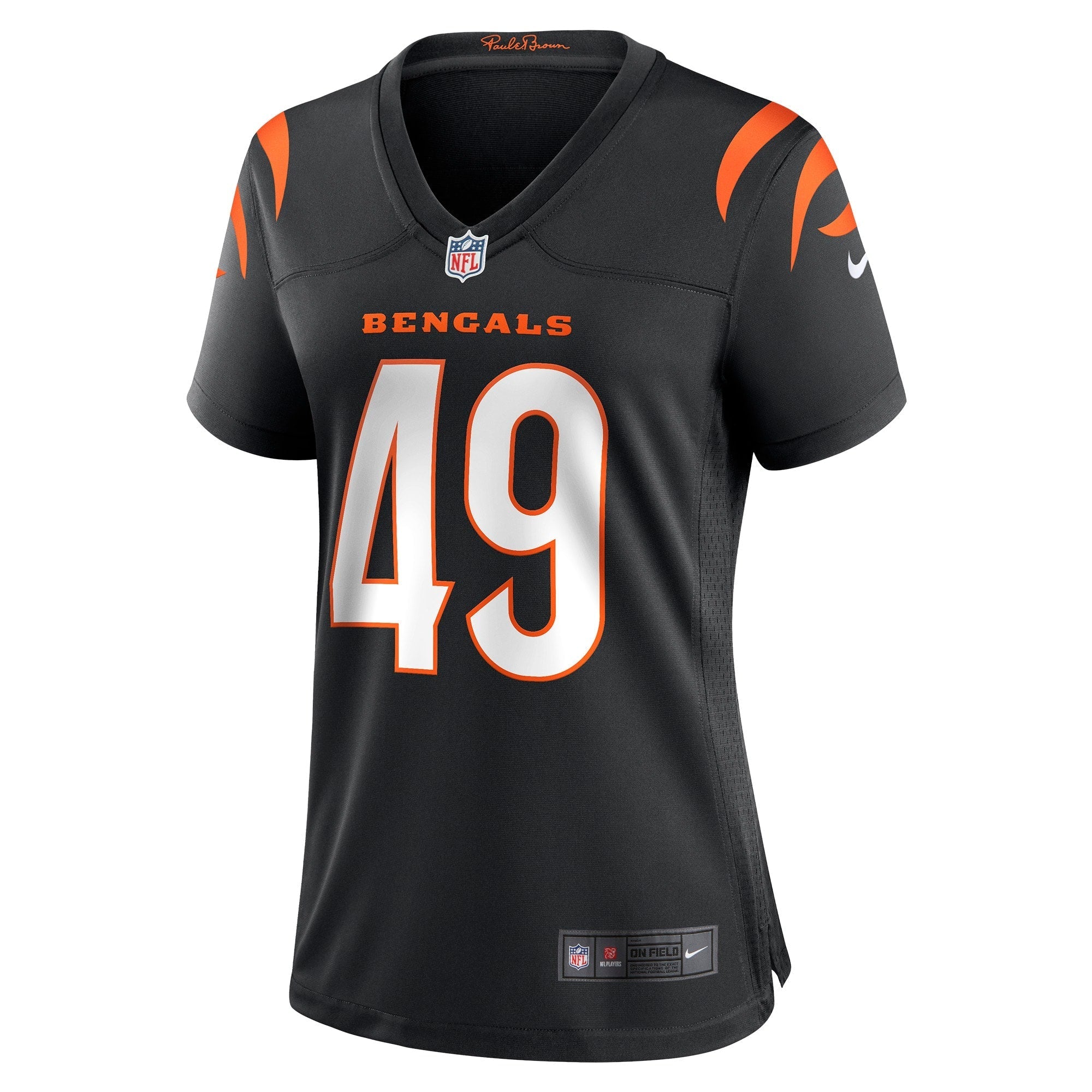 Women's Nike Joe Bachie Black Cincinnati Bengals Game Jersey - vstockx