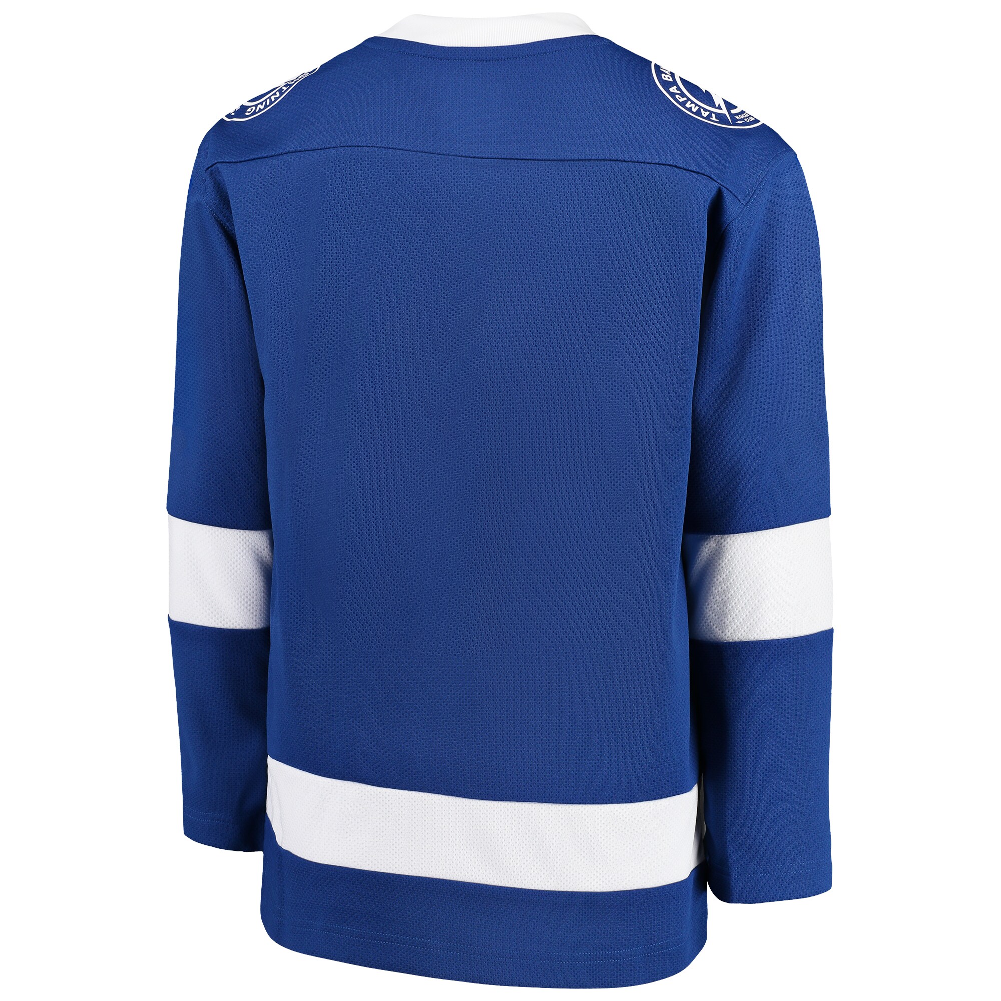Tampa Bay Lightning Fanatics Branded Youth Home Replica Blank Jersey - Blue - vstockx
