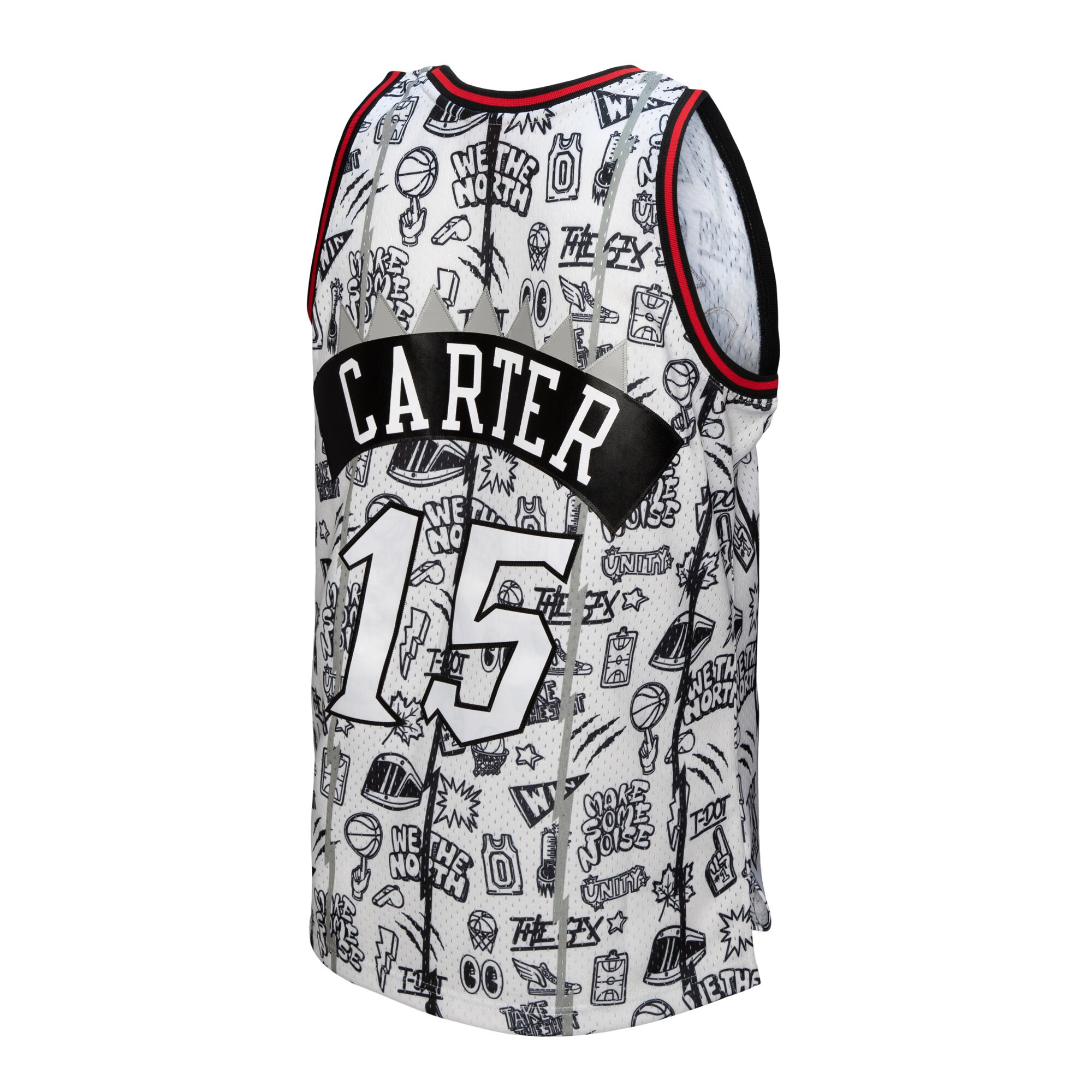 Vince Carter Toronto Raptors Mitchell & Ness 1998/99 Swingman Jersey - White - vstockx