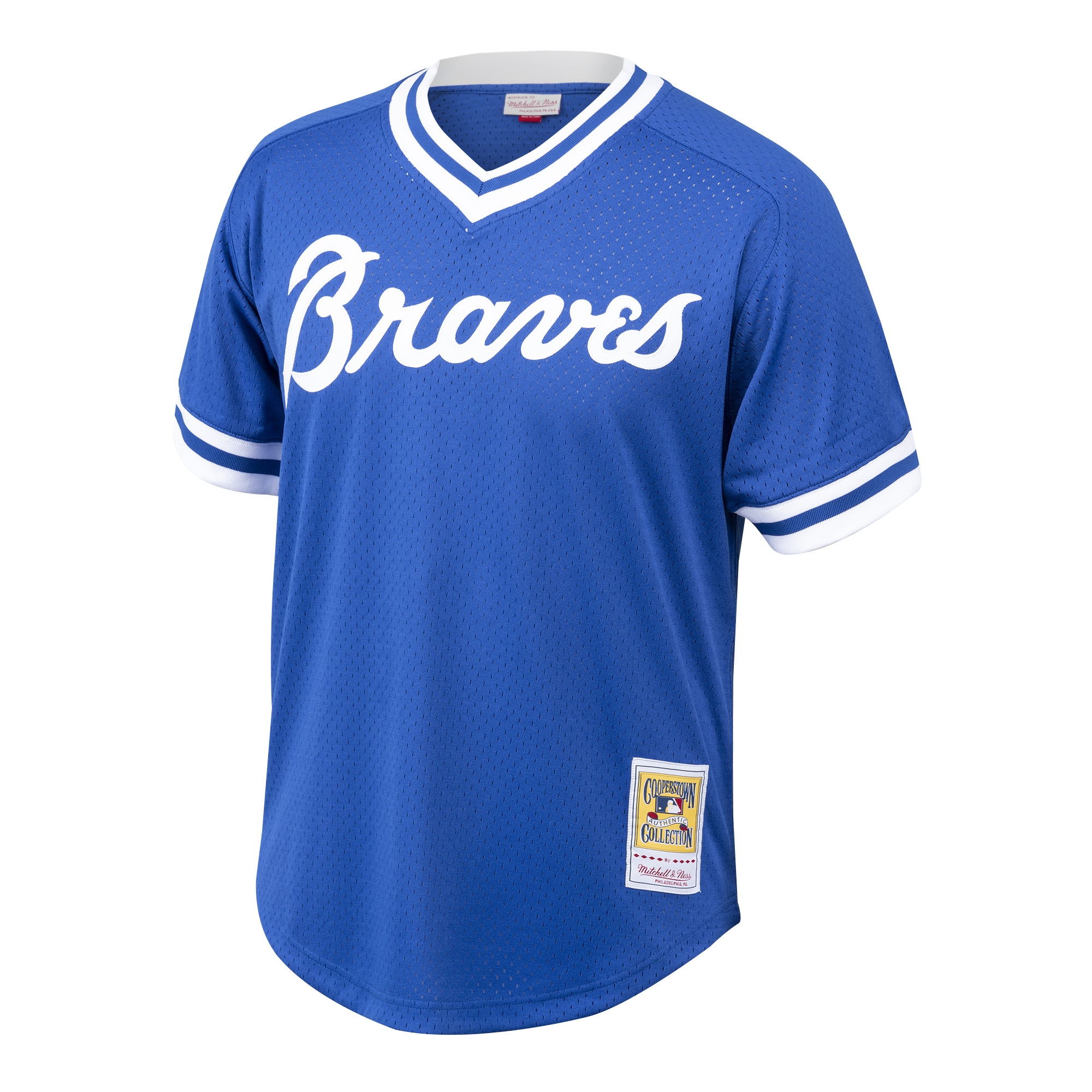 Dale Murphy Atlanta Braves Mitchell & Ness Youth Cooperstown Collection Mesh Batting Practice Jersey - Royal - vstockx