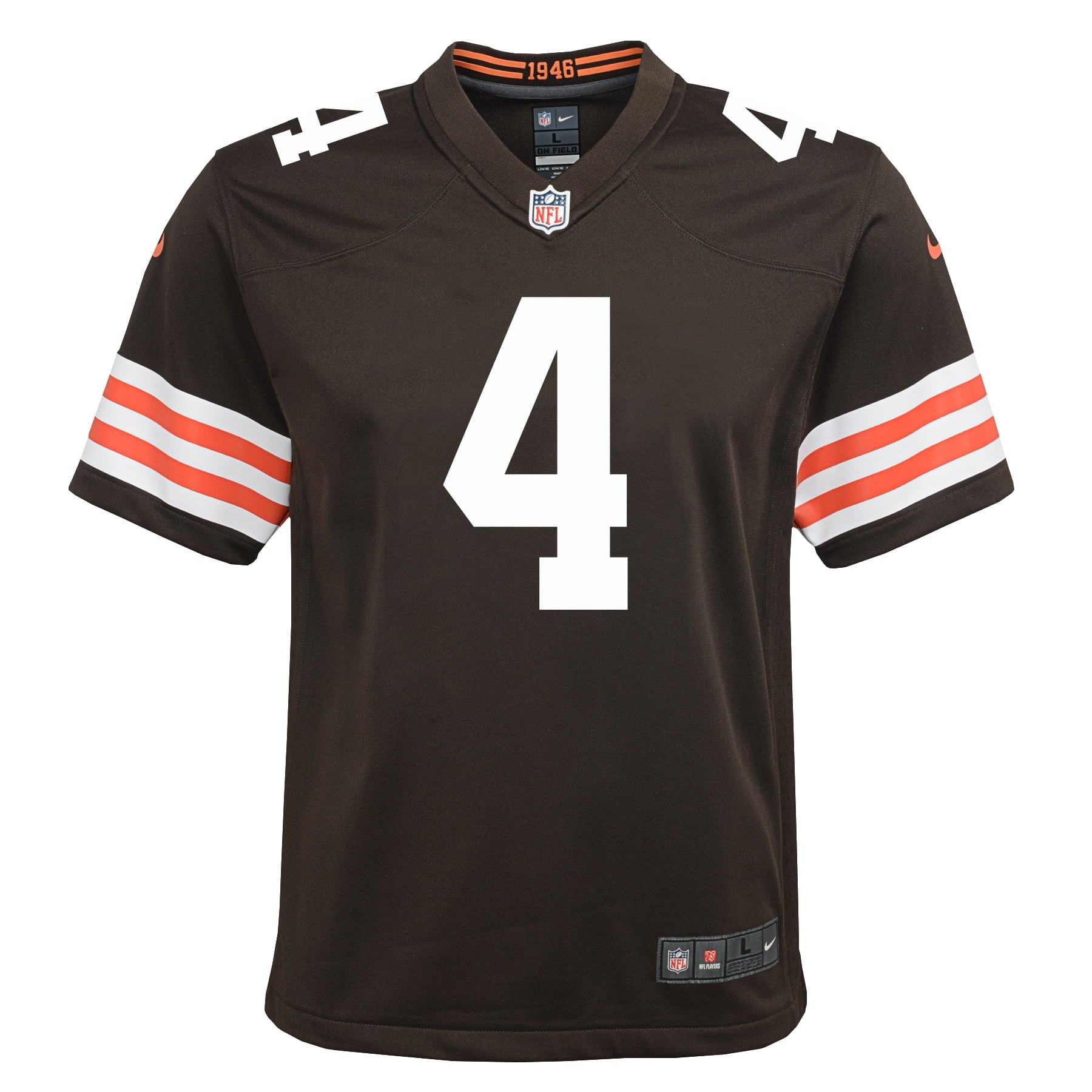 Youth Nike Deshaun Watson Brown Cleveland Browns Game Jersey - vstockx