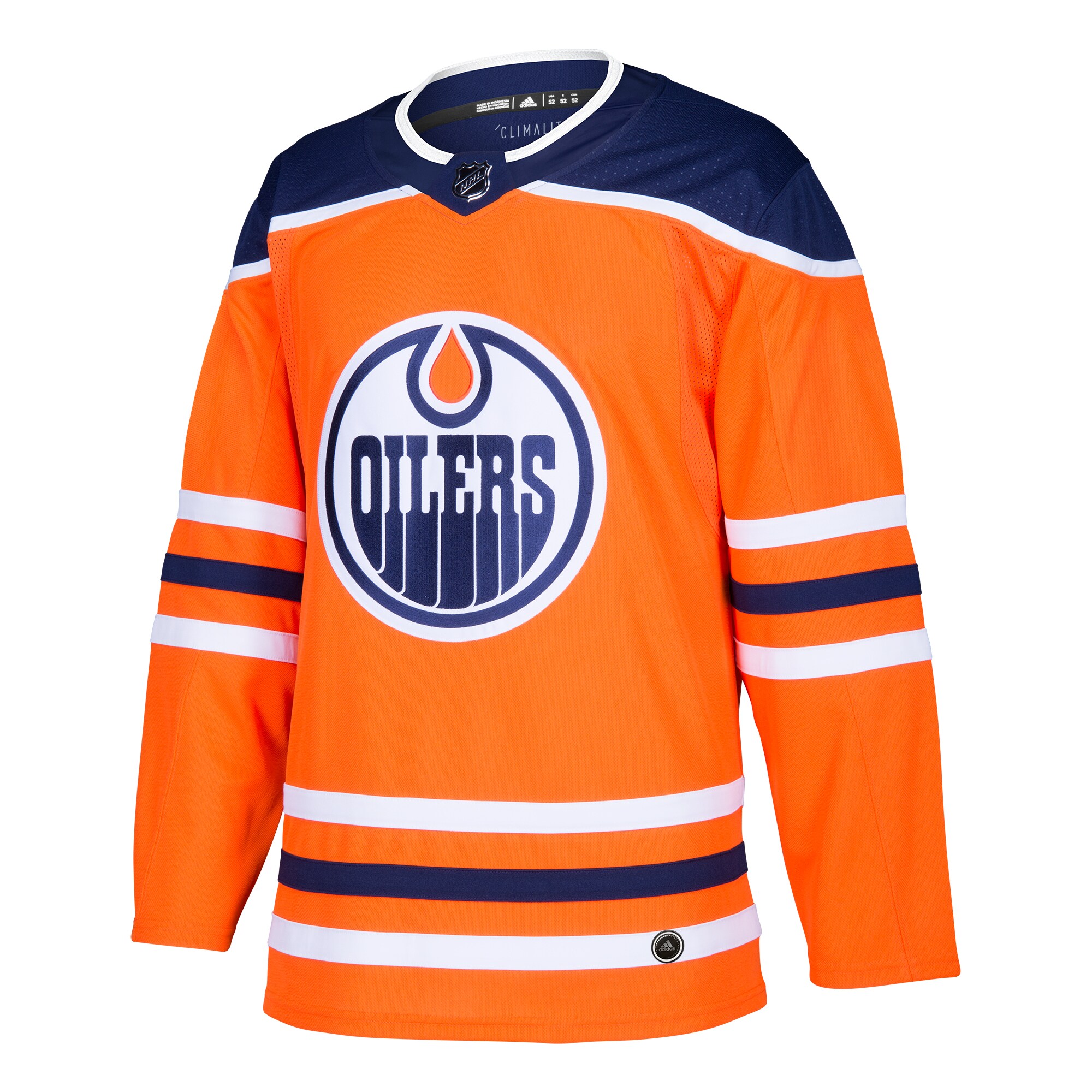 Edmonton Oilers adidas Home Authentic Blank Jersey - Orange - vstockx