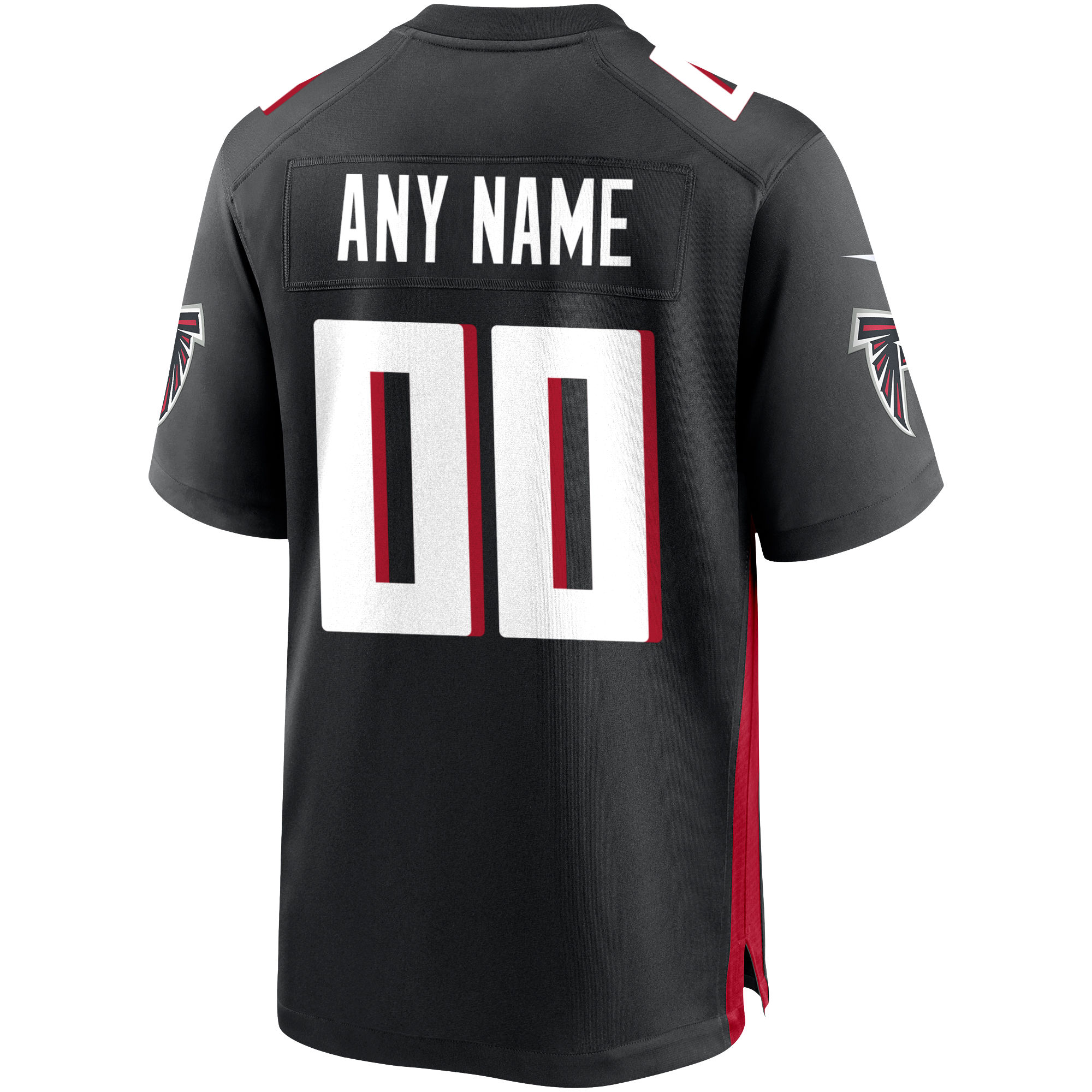 Atlanta Falcons Nike Custom Game Jersey - Black - vstockx