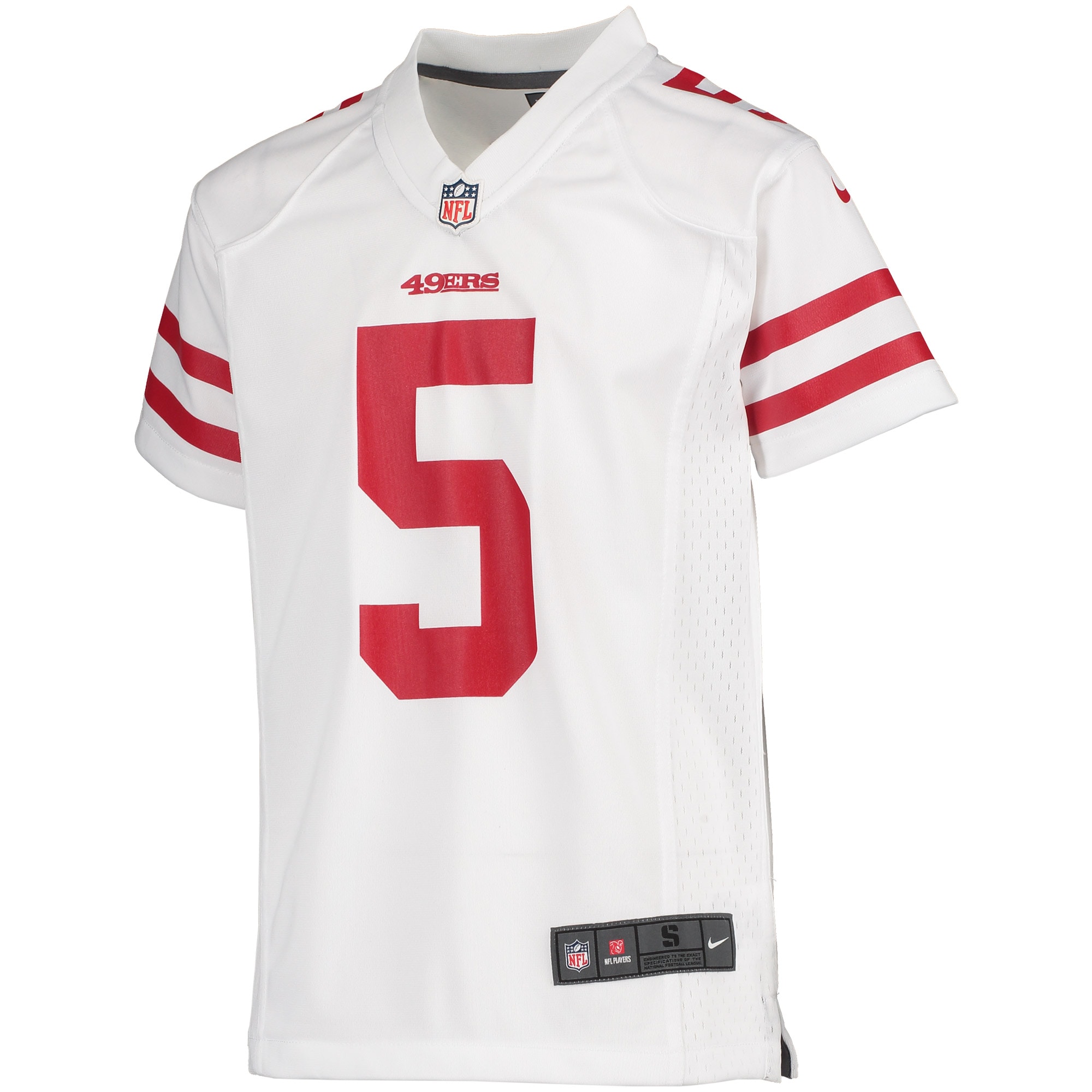 Trey Lance San Francisco 49ers Nike Youth Player Game Jersey - White - vstockx