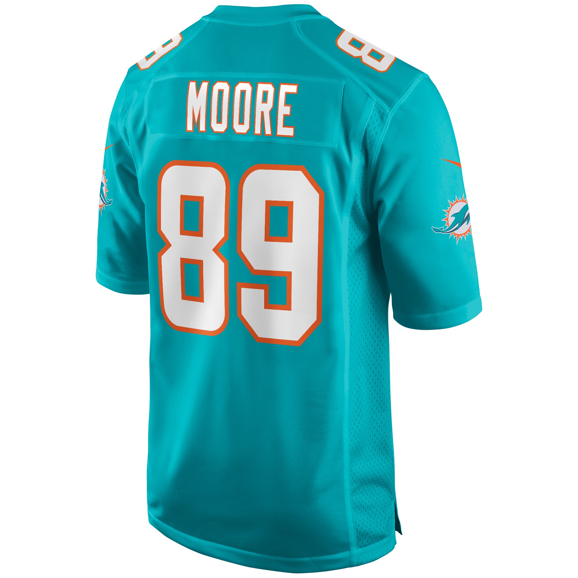 Nat Moore Miami Dolphins Nike Game Retired Player Jersey - Aqua - vstockx