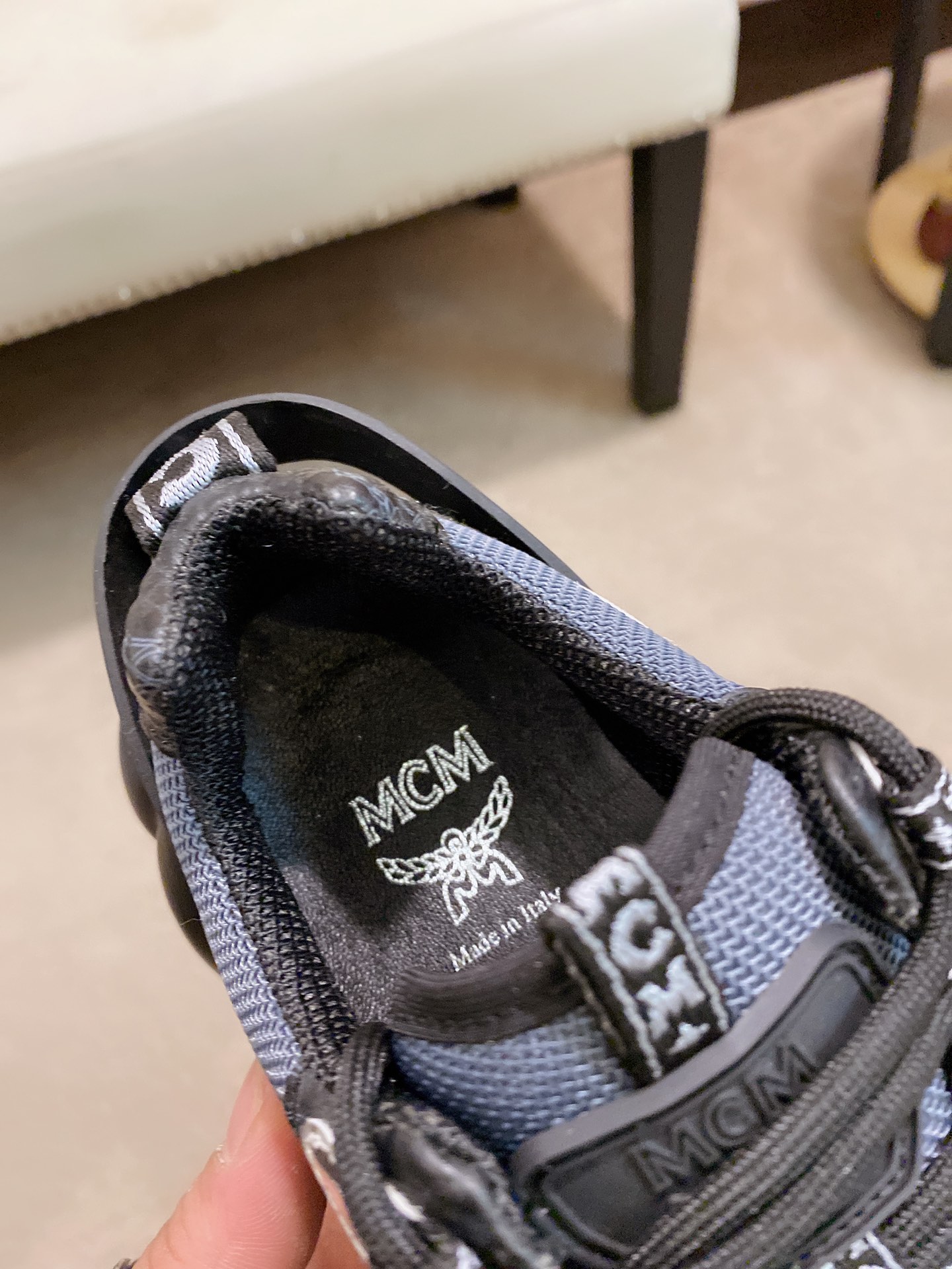 MCM Low Top Logo Lace-up Sneakers 1 - vstockx