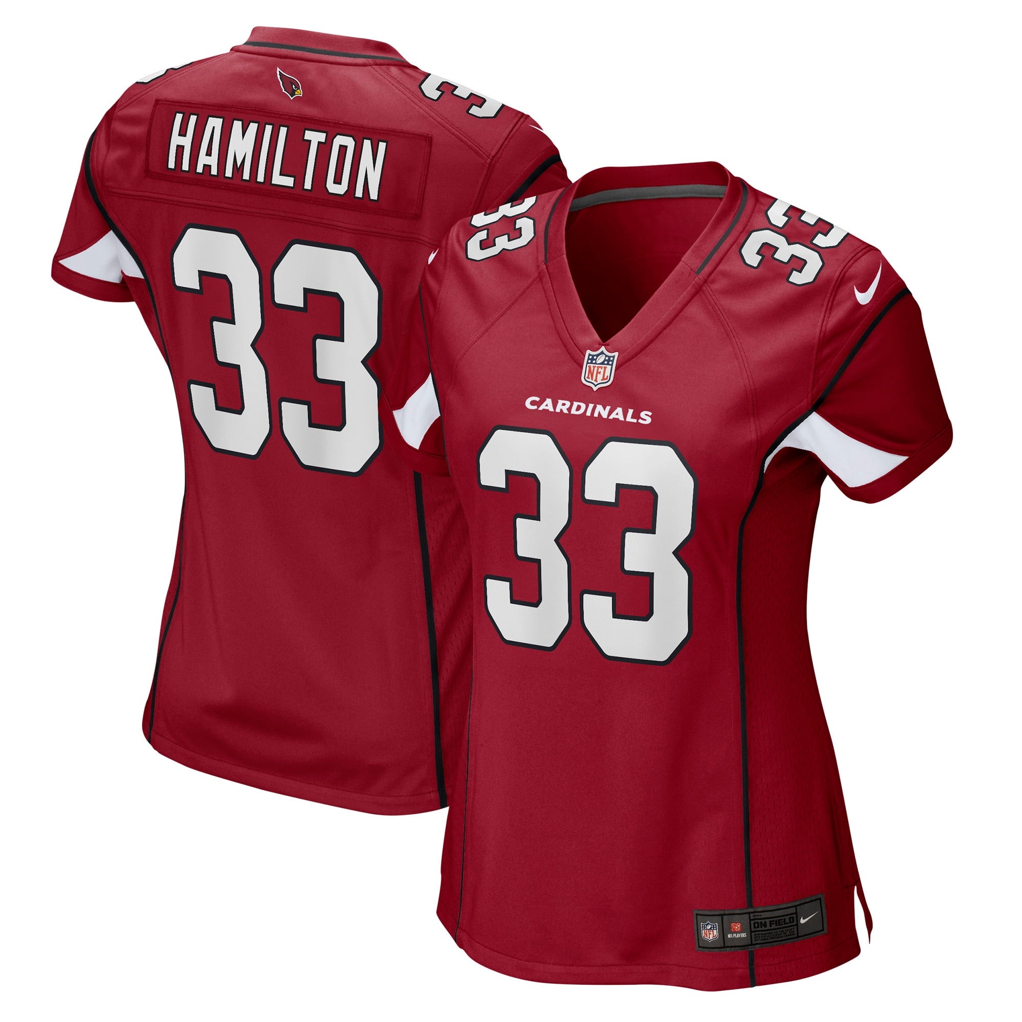 Women's Nike Antonio Hamilton Cardinal Arizona Cardinals Game Jersey - vstockx