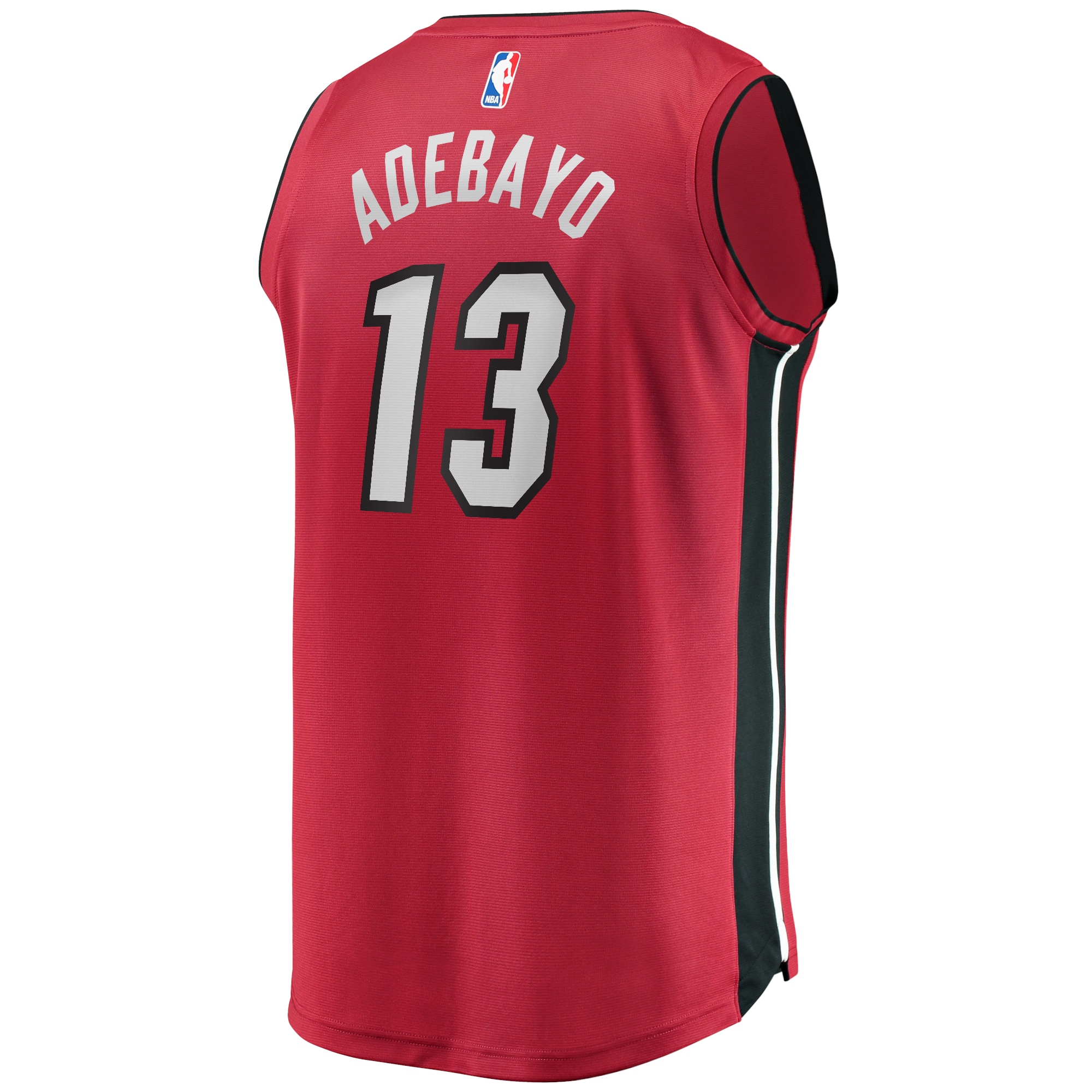 Bam Adebayo Miami Heat Fanatics Branded Fast Break Replica Player Jersey - Statement Edition - Red - vstockx