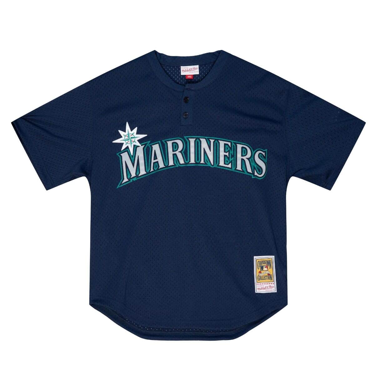 Authentic Randy Johnson Seattle Mariners 1995 Pullover Jersey - vstockx