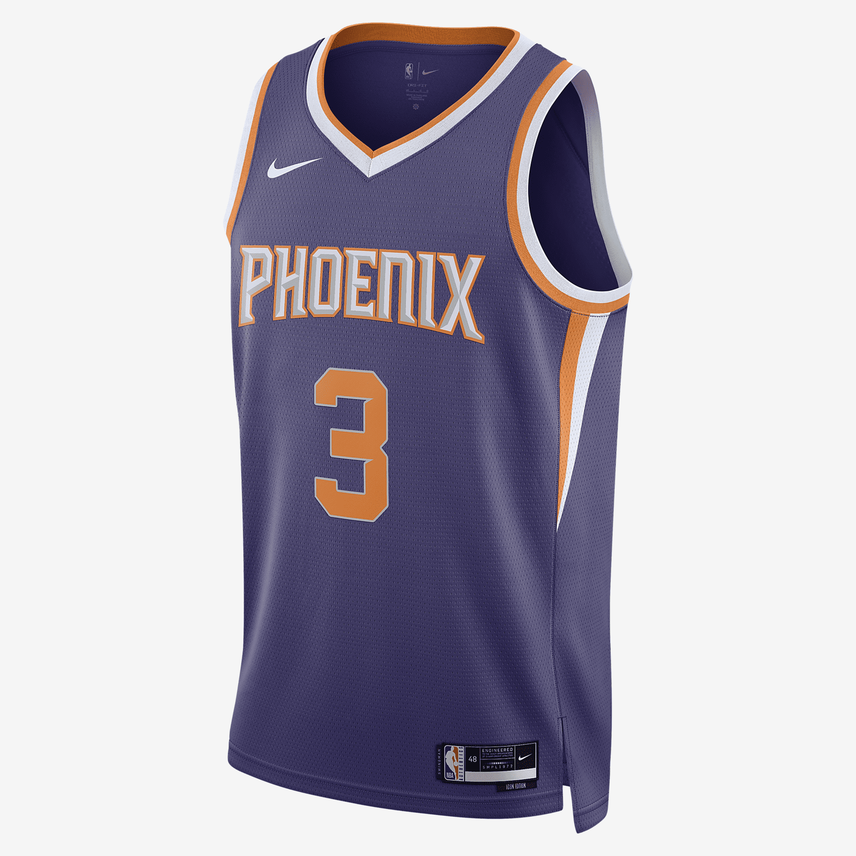 Phoenix Suns Icon Edition 2022/23 Nike Dri-FIT NBA Swingman Jersey - New Orchid - vstockx