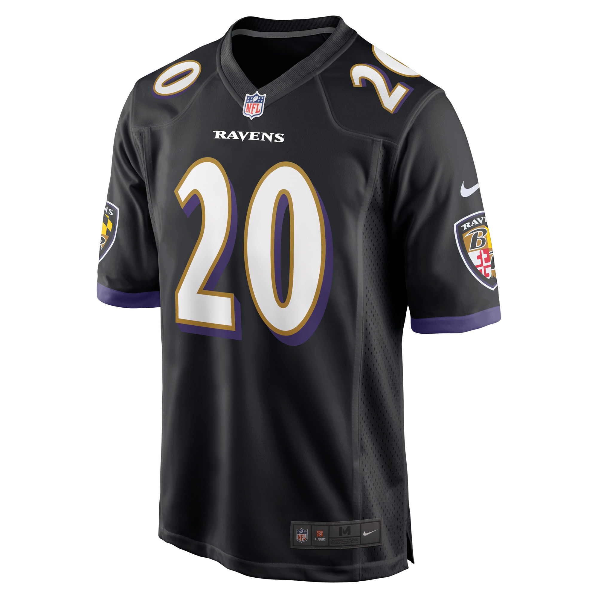 Ed Reed Baltimore Ravens Nike Retired Player Jersey - Black - vstockx
