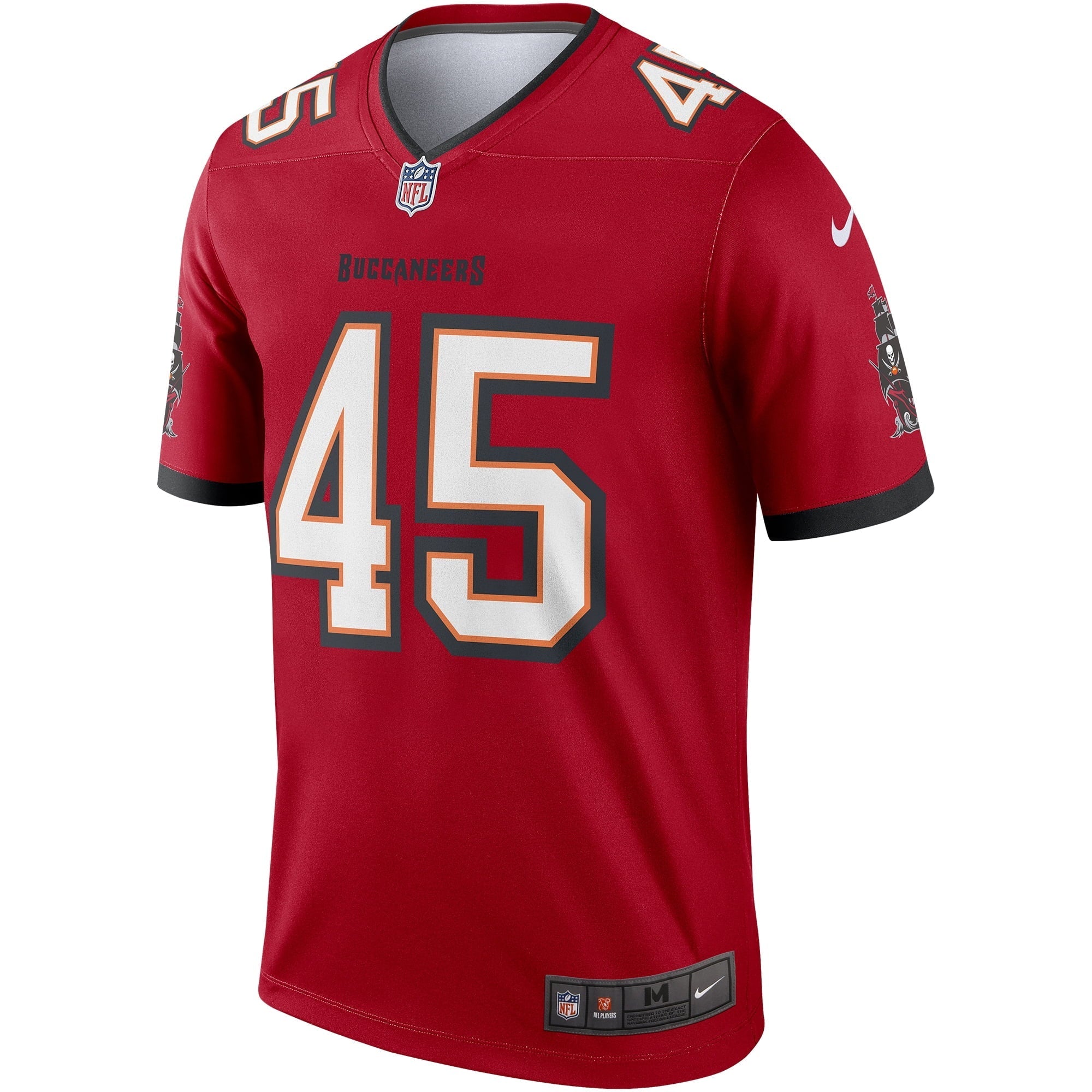 Men's Nike Devin White Red Tampa Bay Buccaneers Legend Jersey - vstockx