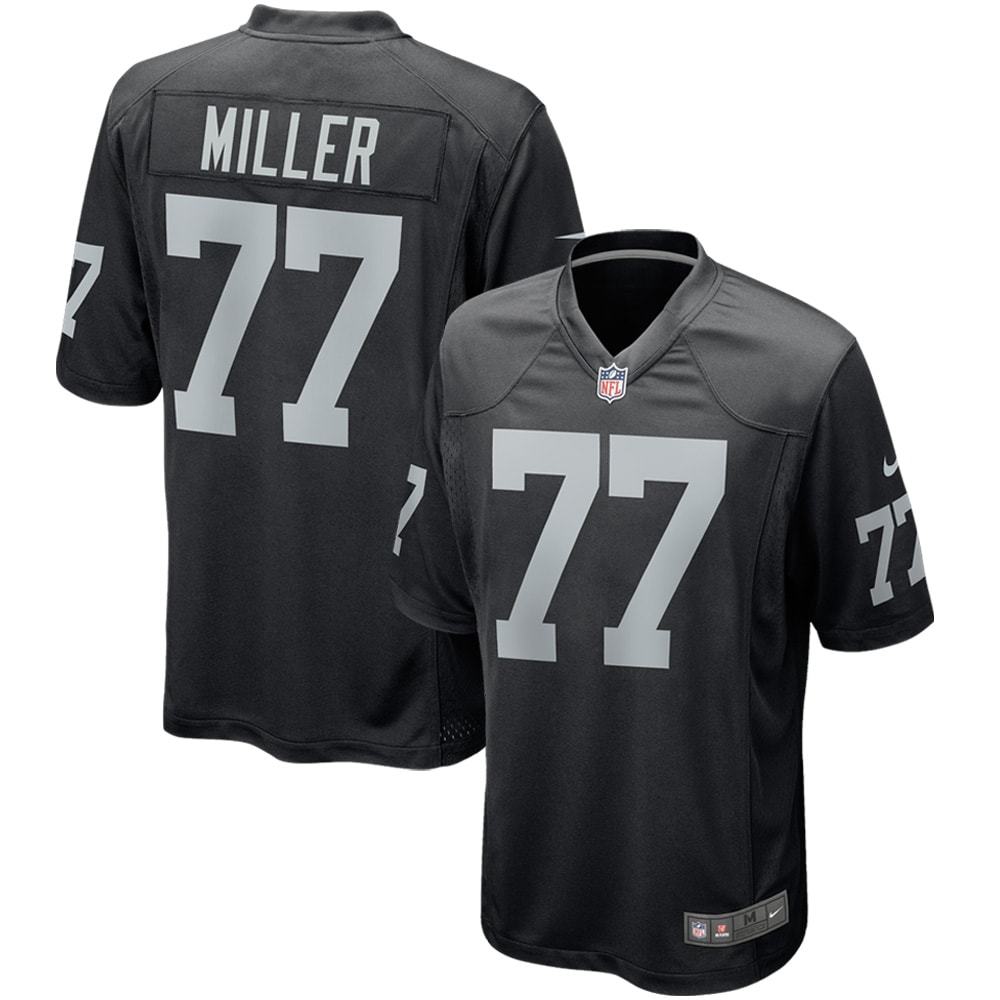 Kolton Miller Las Vegas Raiders Nike Game Player Jersey - Black - vstockx
