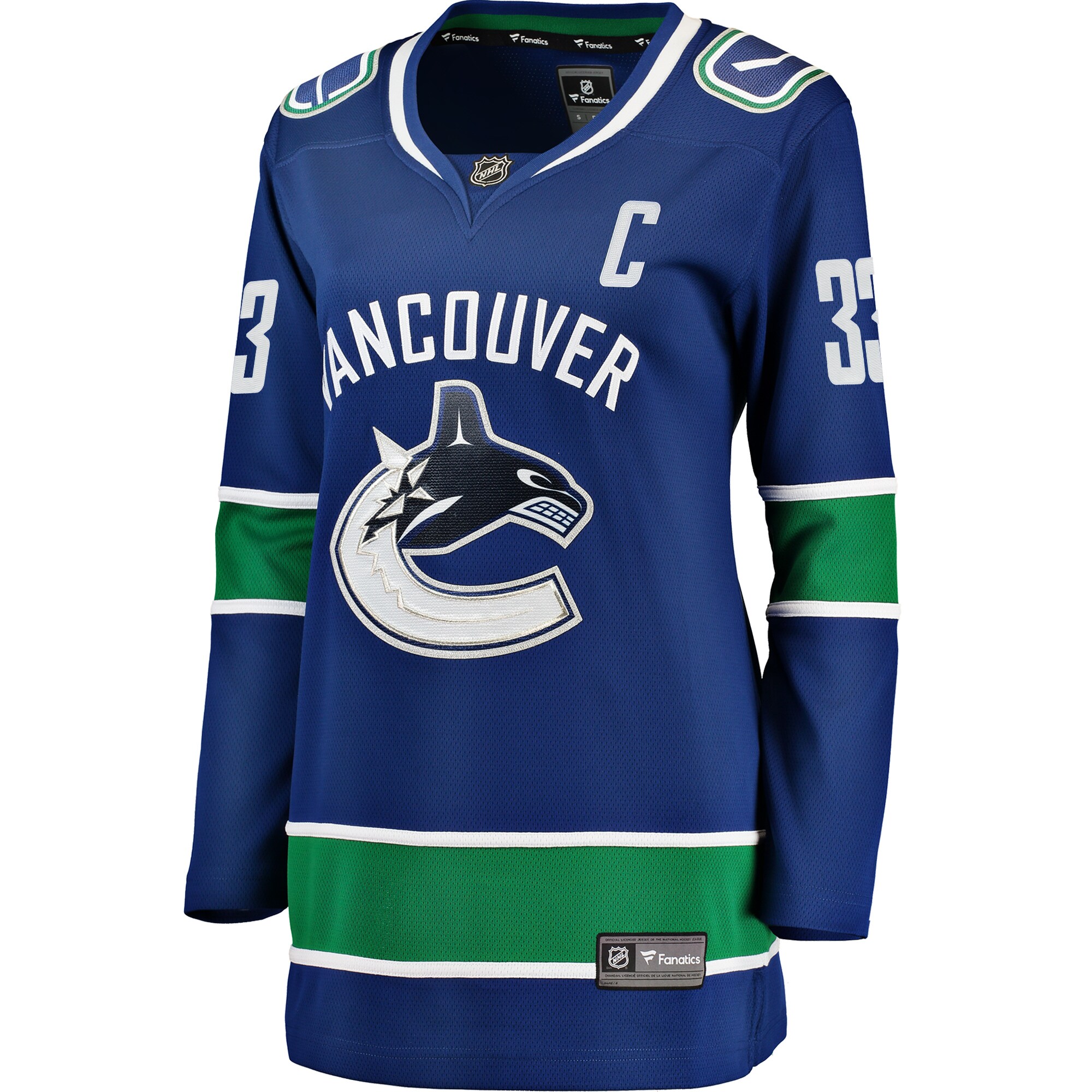 Henrik Sedin Vancouver Canucks Fanatics Branded Women's Home Breakaway Player Jersey - Blue - vstockx
