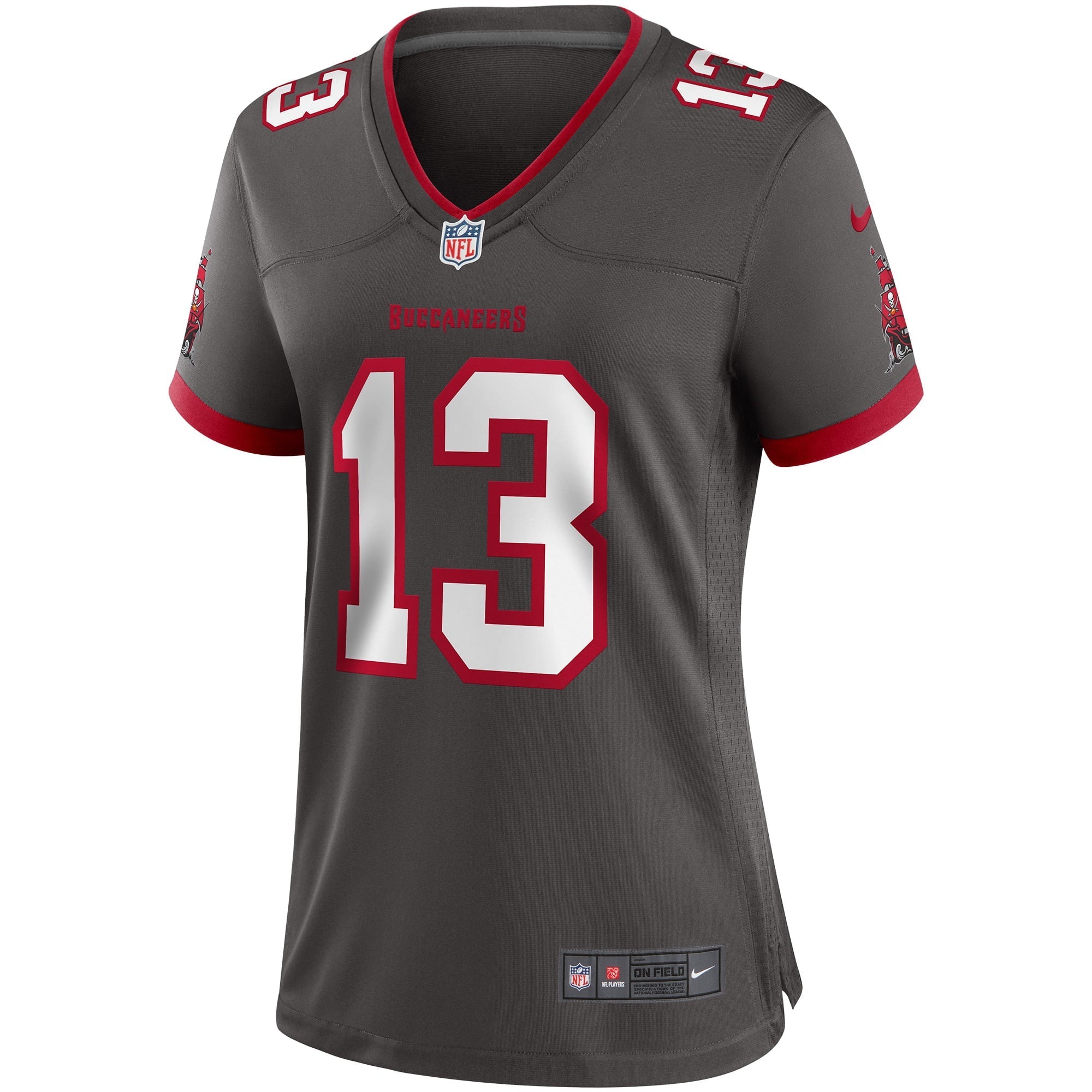 Women's Nike Mike Evans Pewter Tampa Bay Buccaneers Alternate Game Jersey - vstockx