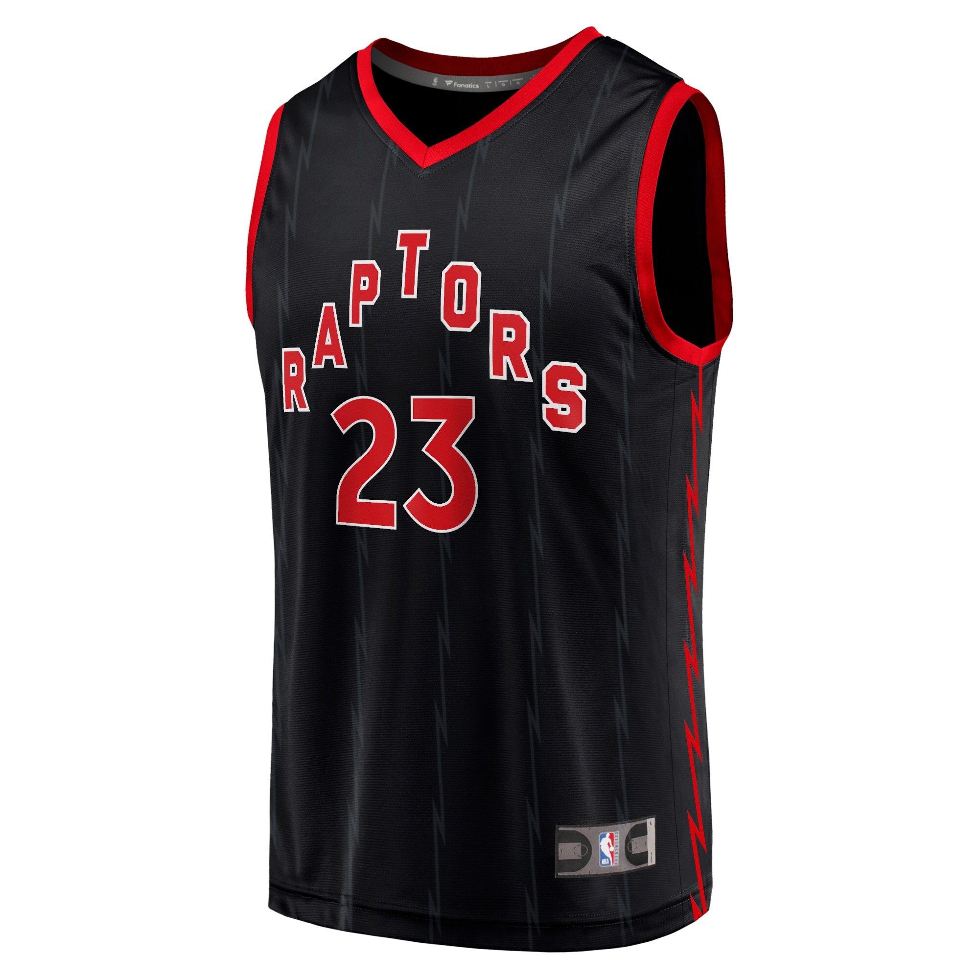 Fred VanVleet Toronto Raptors Fanatics Branded Fast Break Replica Player Jersey - Black - Statement Edition - vstockx
