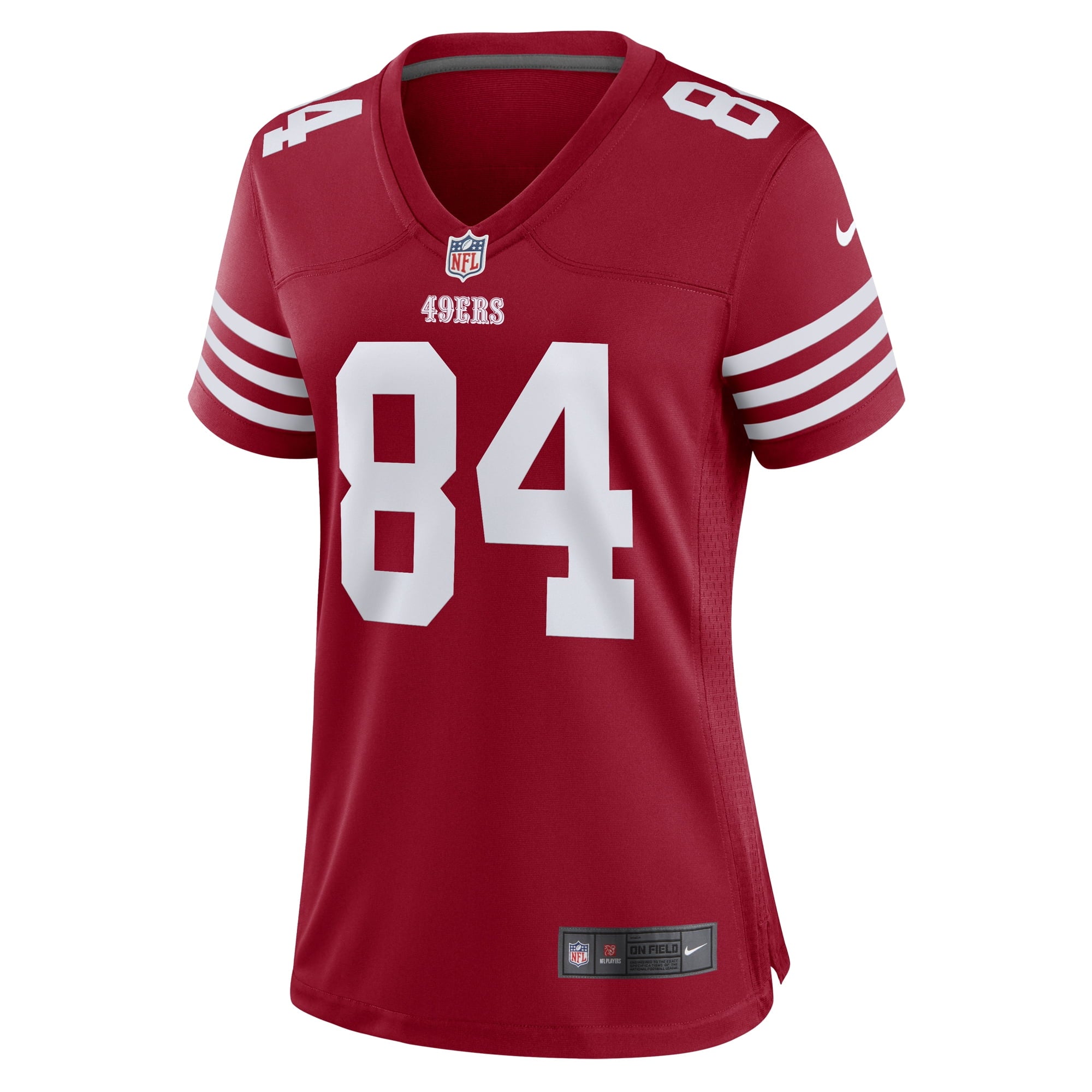 Women's Nike Dazz Newsome Scarlet San Francisco 49ers Team Game Jersey - vstockx