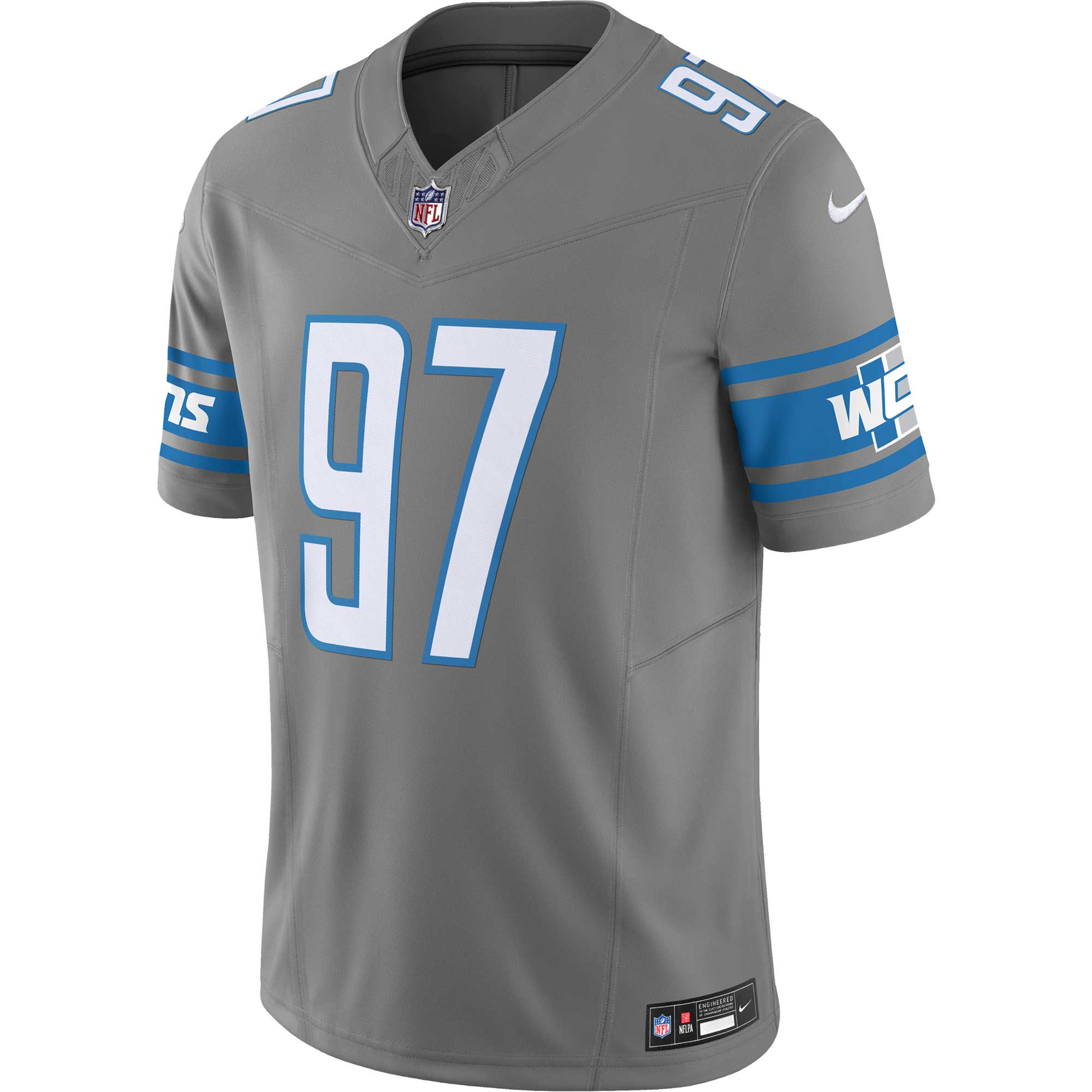 Aidan Hutchinson Detroit Lions Nike Vapor F.U.S.E. Limited Jersey - Silver - vstockx