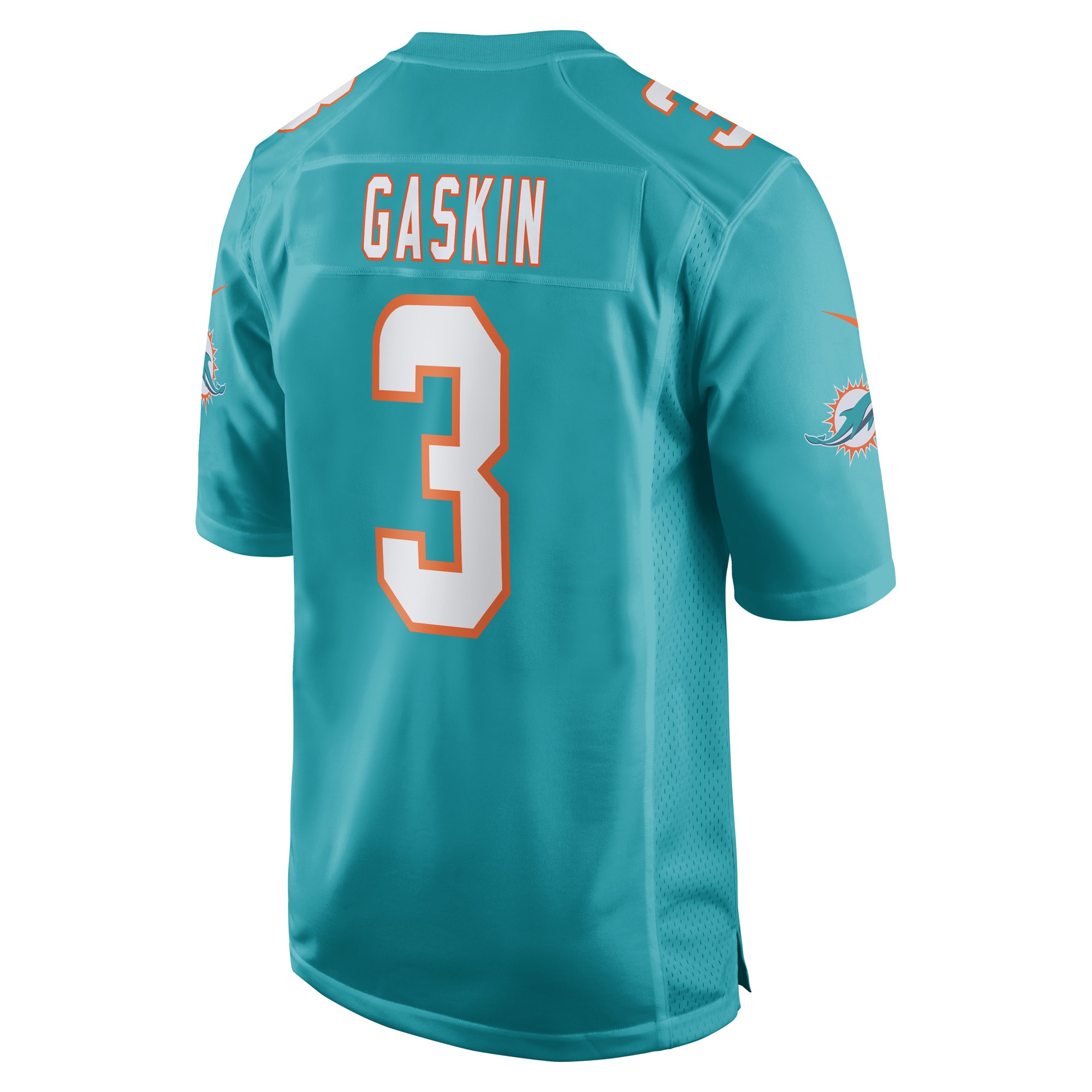Myles Gaskin Miami Dolphins Nike Game Player Jersey - Aqua - vstockx