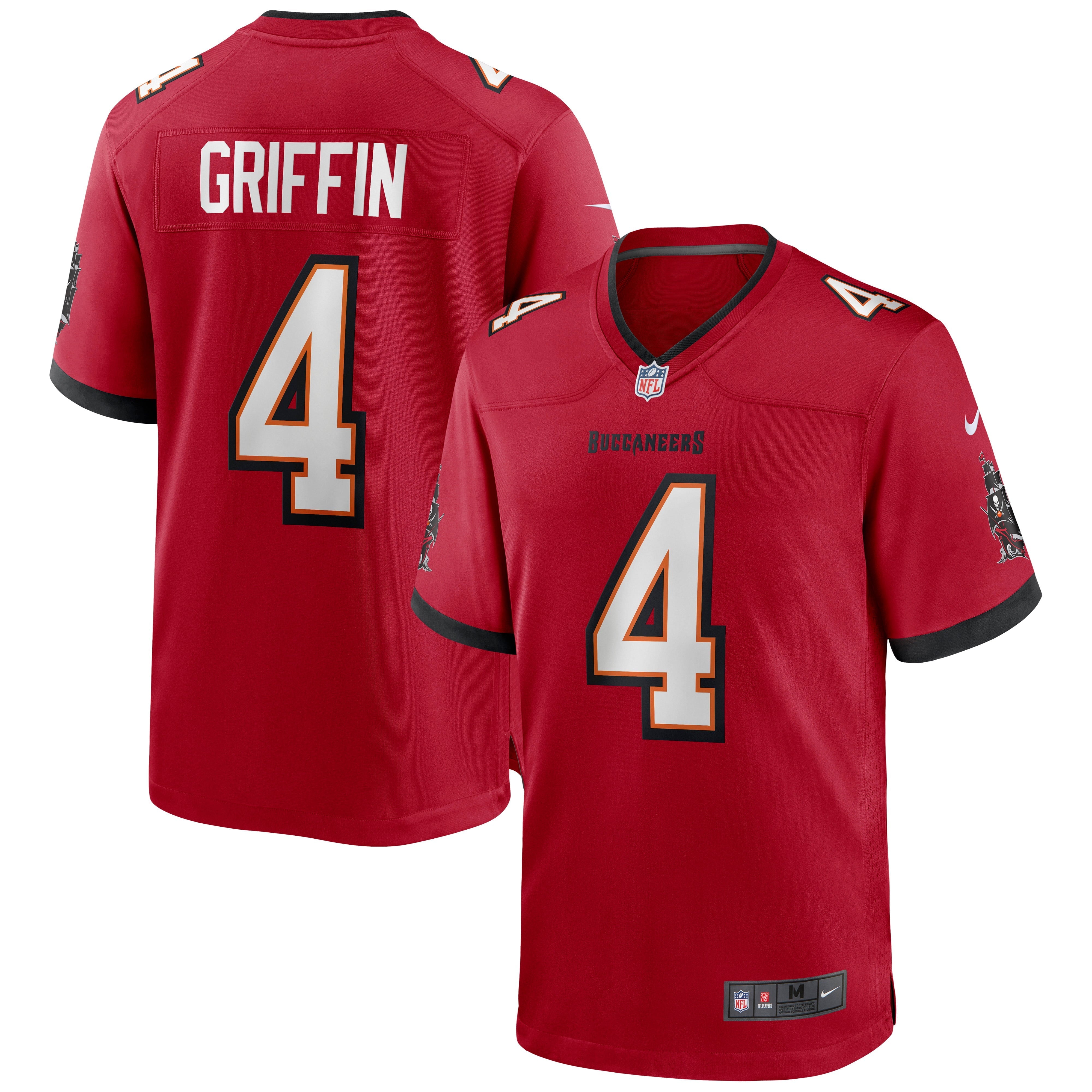 Men's Nike Ryan Griffin Red Tampa Bay Buccaneers Game Jersey - vstockx