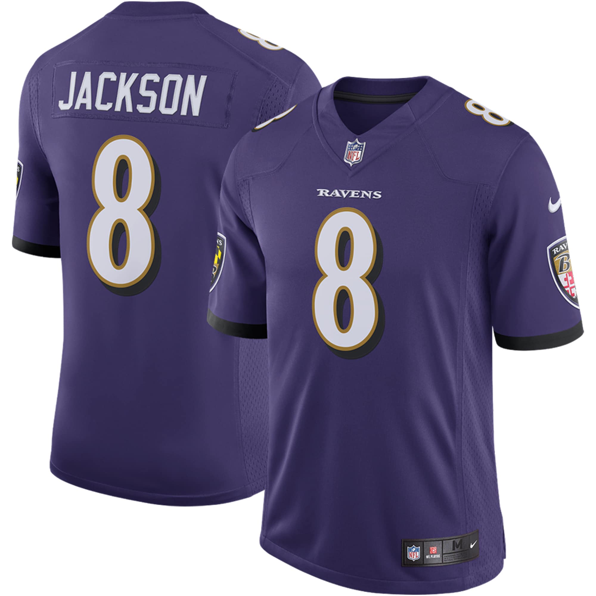 Lamar Jackson Baltimore Ravens Nike Speed Machine Limited Jersey - Purple - vstockx