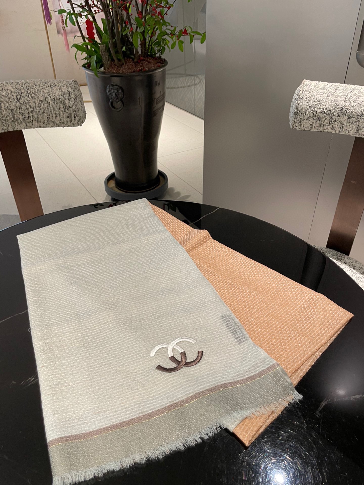 Streetwear Scarf CHANEL 328933 SIZE:90*200cm - vstockx