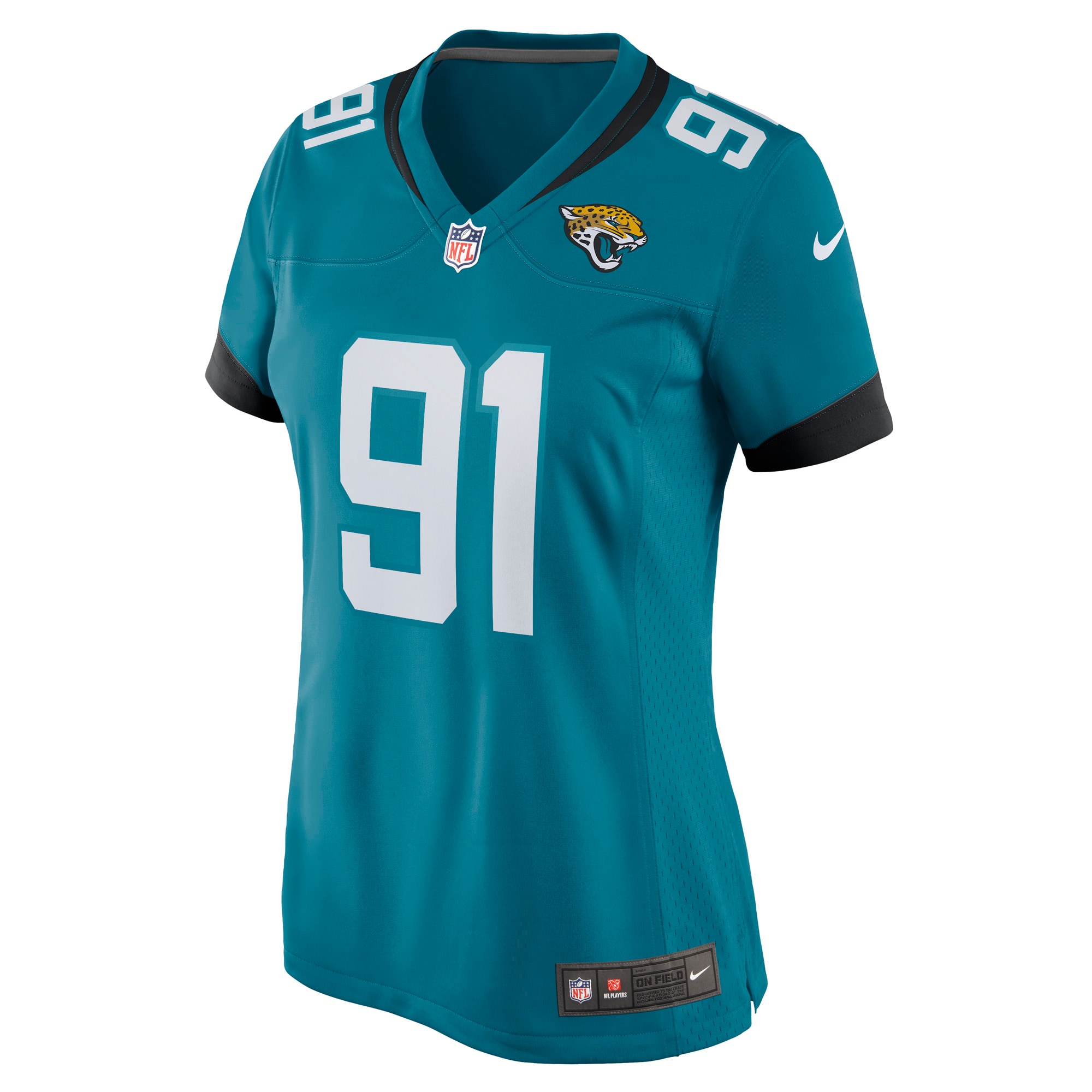Dawuane Smoot Jacksonville Jaguars Nike Women's Game Jersey - Teal - vstockx