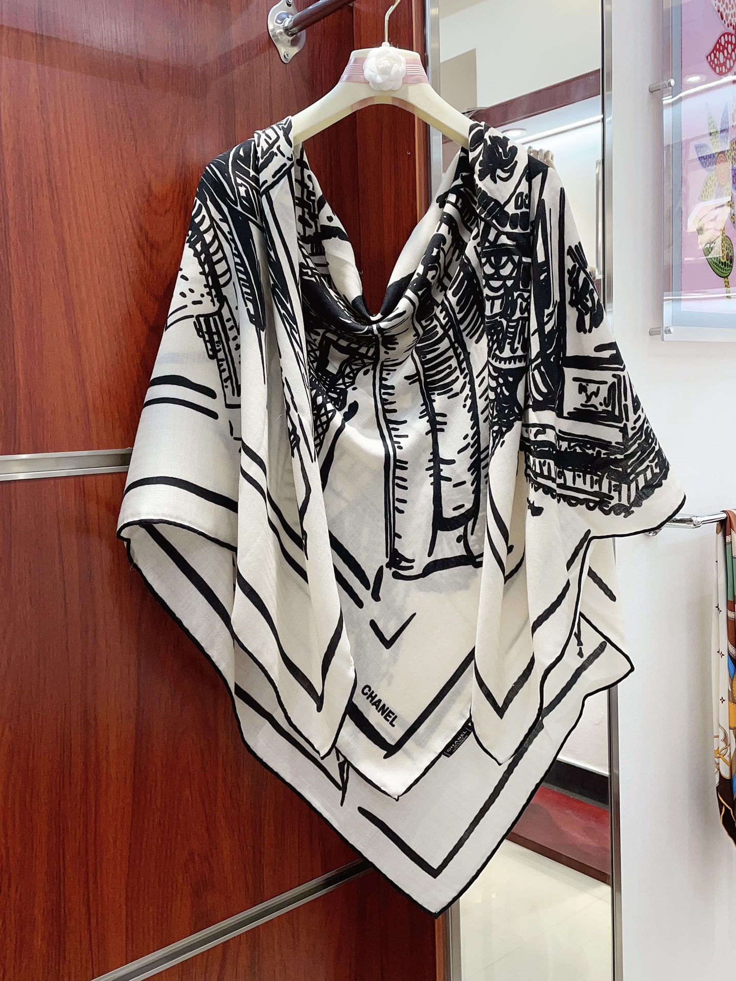 Streetwear Scarf CHANEL 328858 SIZE:140*140cm - vstockx