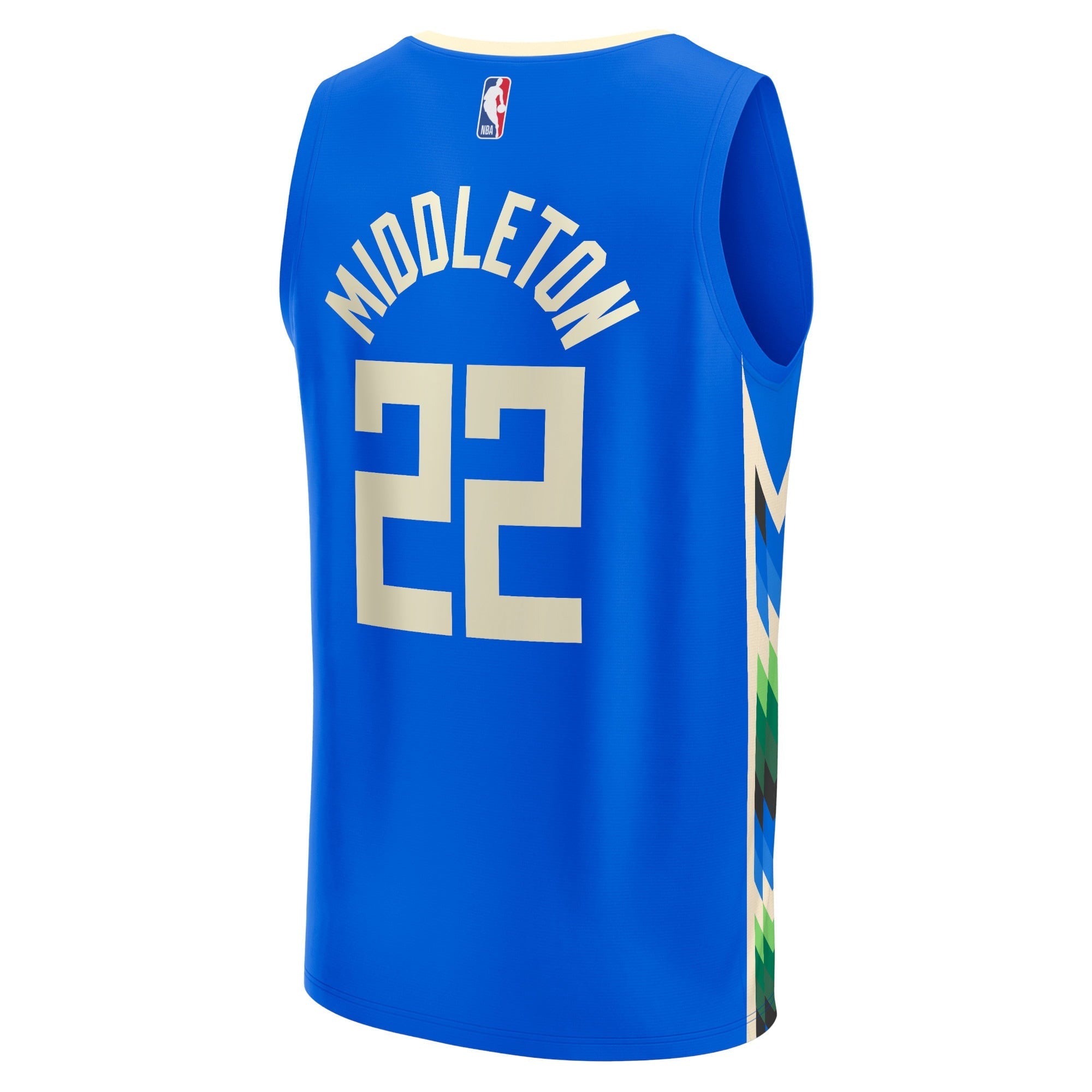 Men's Fanatics Branded Khris Middleton Royal Milwaukee Bucks 2022/23 Fastbreak Jersey - City Edition - vstockx