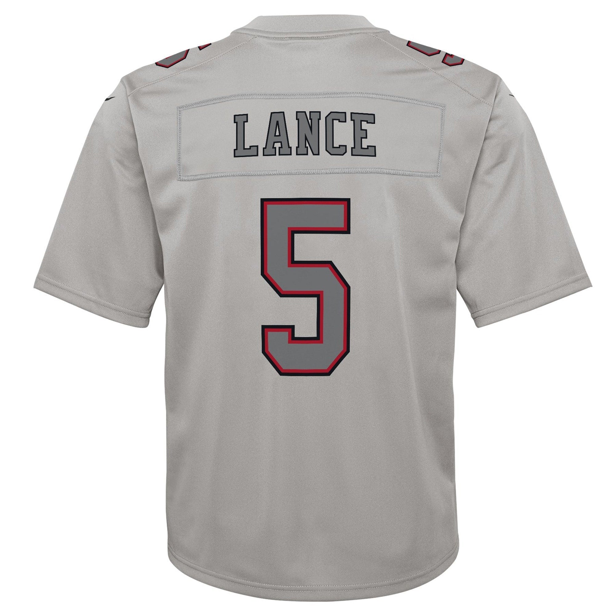 Youth Nike Trey Lance Gray San Francisco 49ers Atmosphere Game Jersey - vstockx