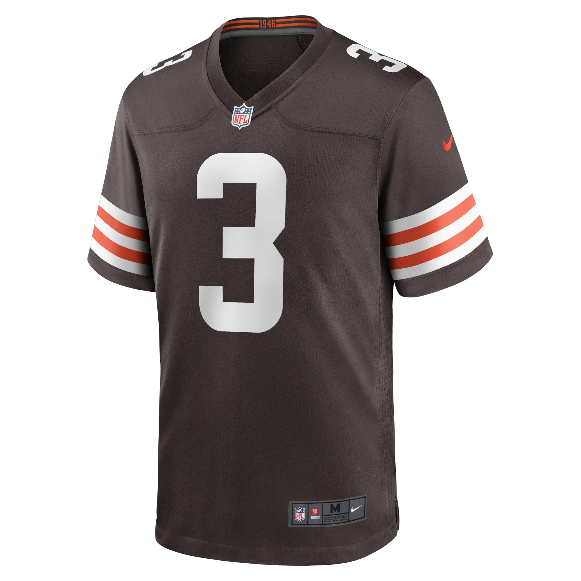 Marquise Goodwin Cleveland Browns Nike Team Game Jersey - Brown - vstockx