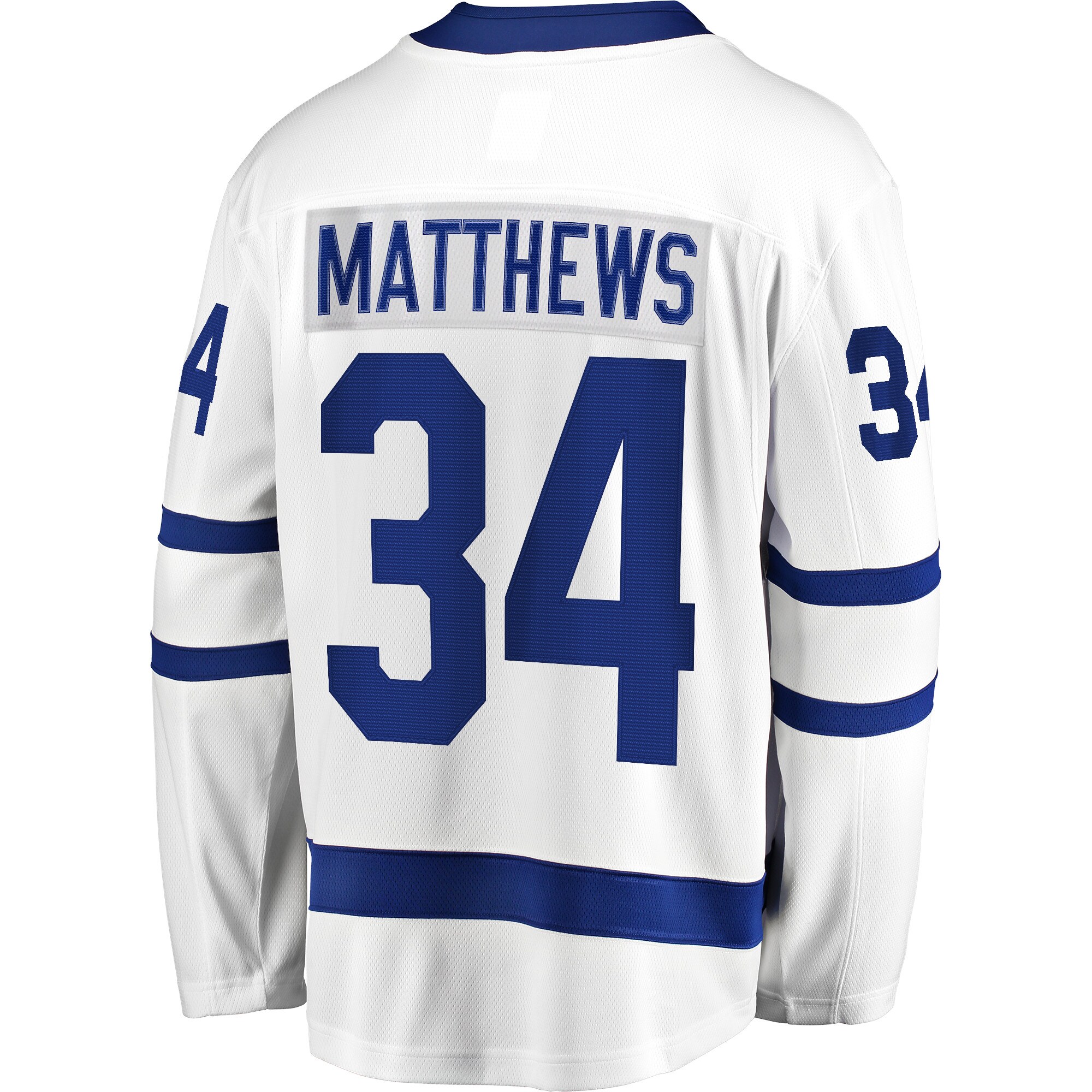Toronto Maple Leafs Auston Matthews Fanatics Branded Away Premier Breakaway Player Jersey - White - vstockx