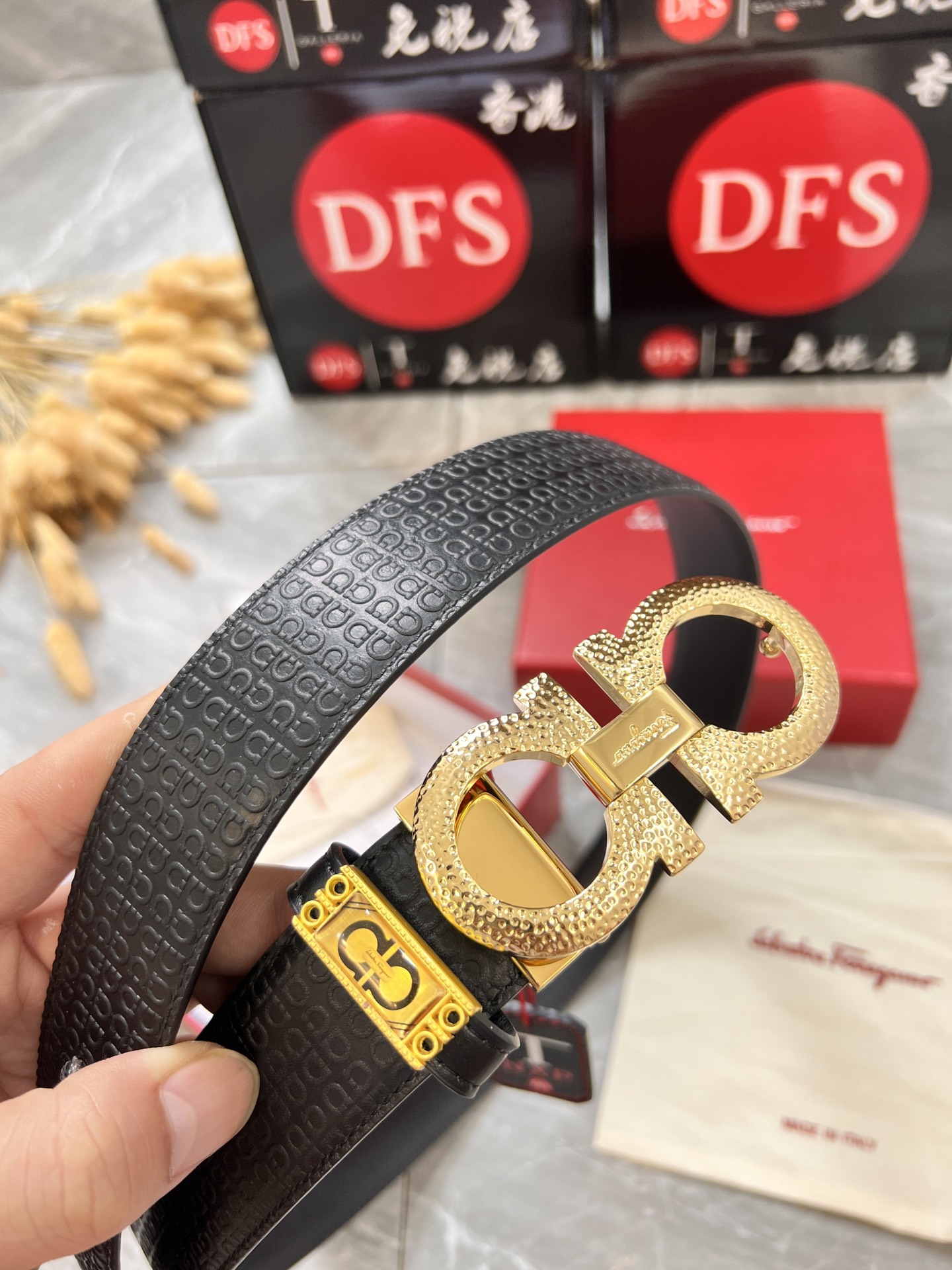 Streetwear Belt Ferragamo 319978 size:3.5cm - vstockx