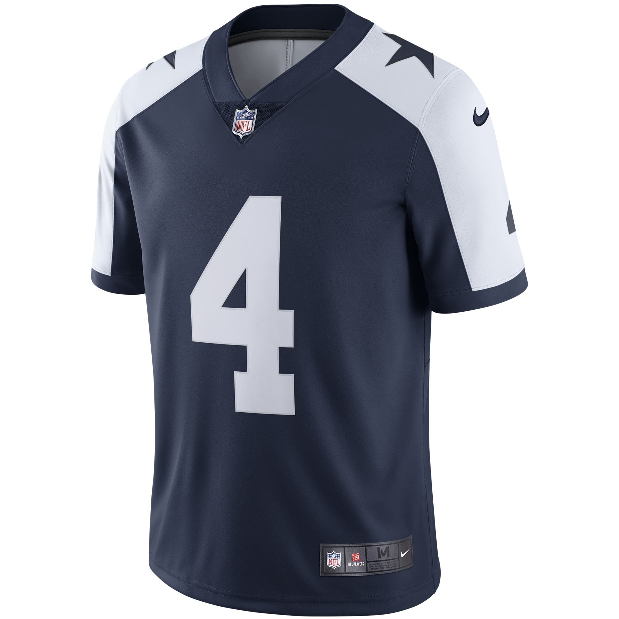 Men's Nike Dak Prescott Navy Dallas Cowboys Alternate Vapor Limited Jersey - vstockx