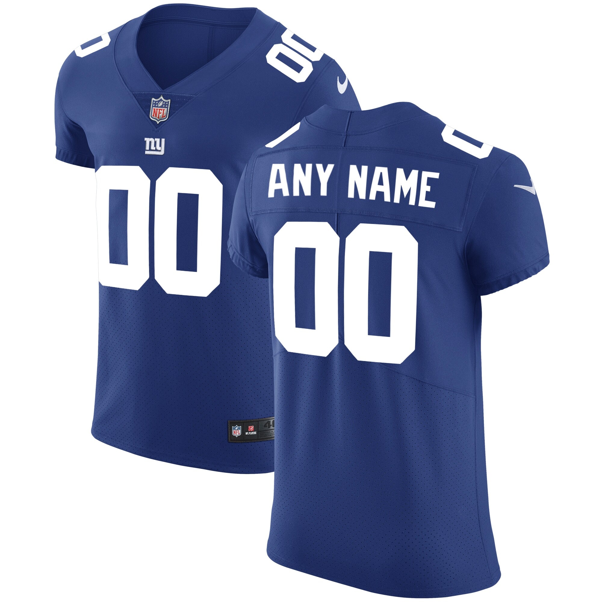 New York Giants Nike Vapor Untouchable Custom Elite Jersey - Royal - vstockx