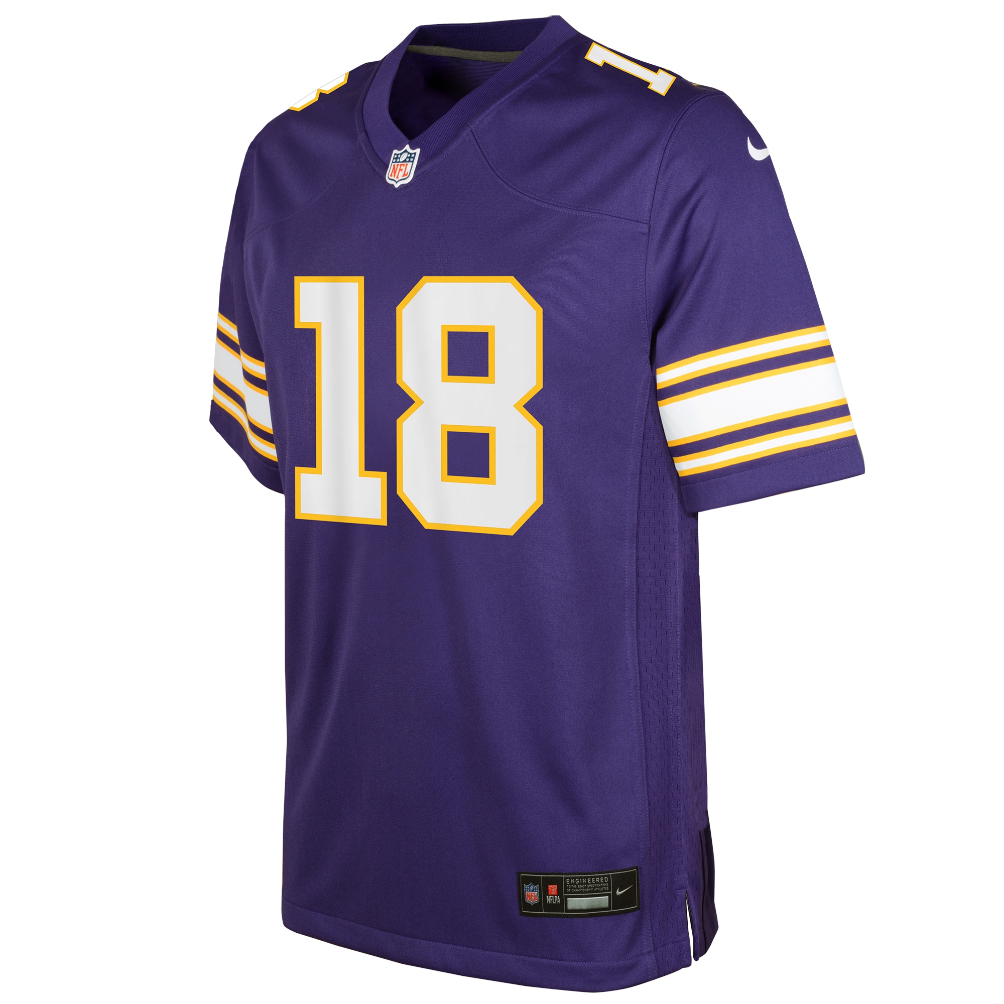 Justin Jefferson Minnesota Vikings Nike Youth Game Jersey - Purple - vstockx