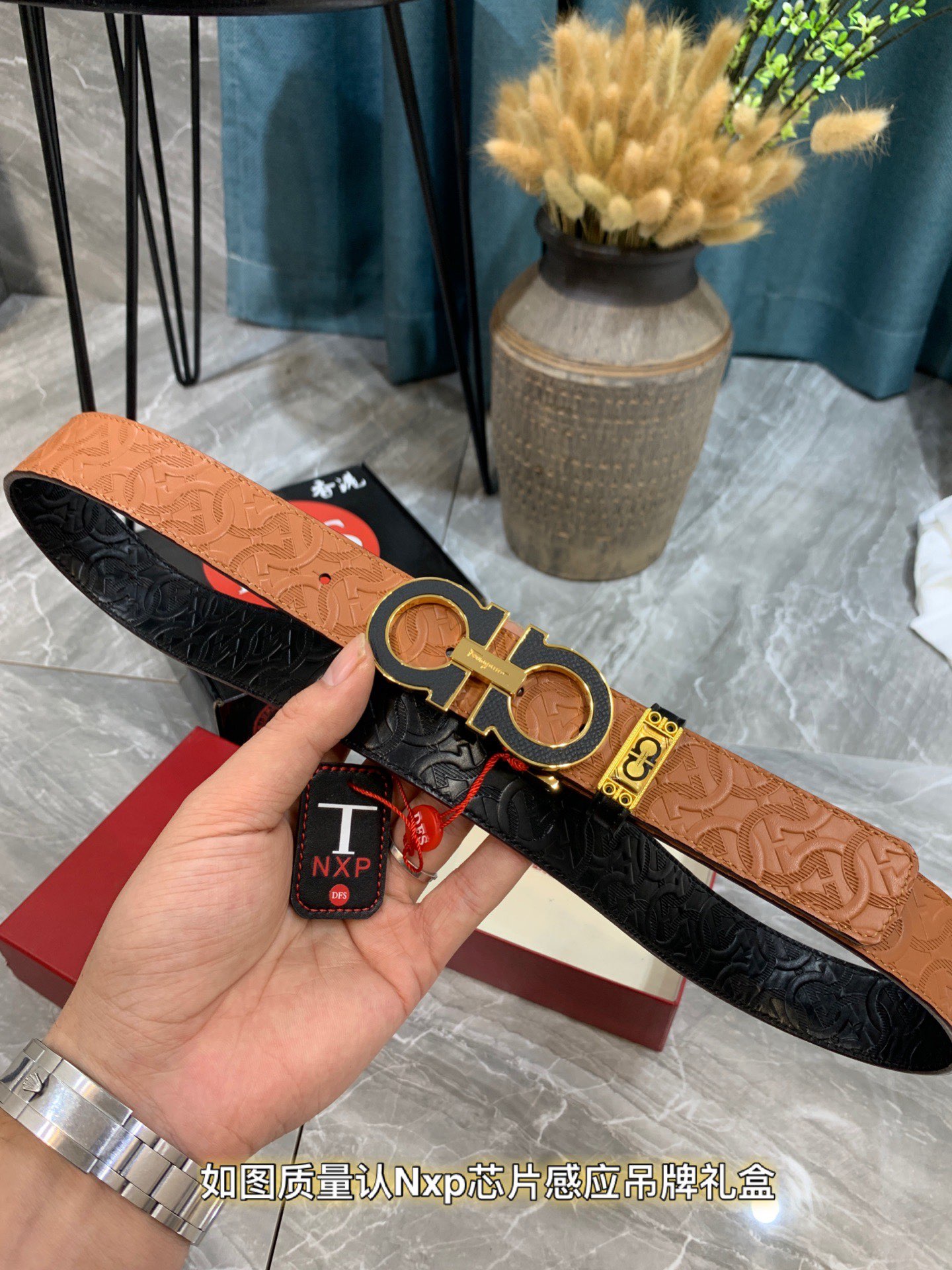 Streetwear Belt Ferragamo 319538 size:3.5cm - vstockx