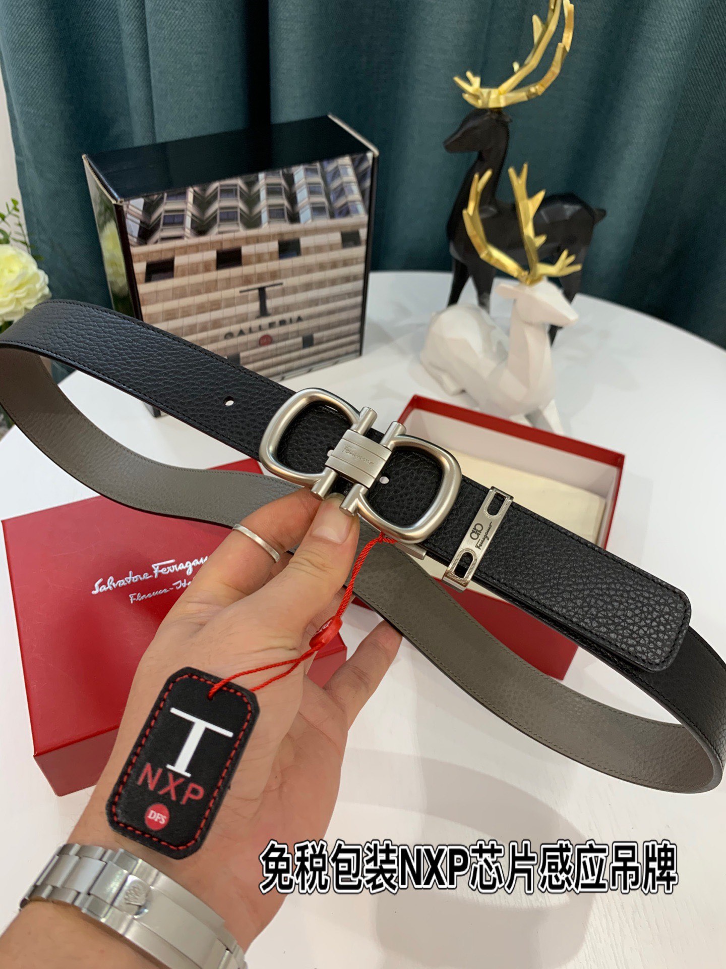 Streetwear Belt Ferragamo 319211 size:3.5cm - vstockx