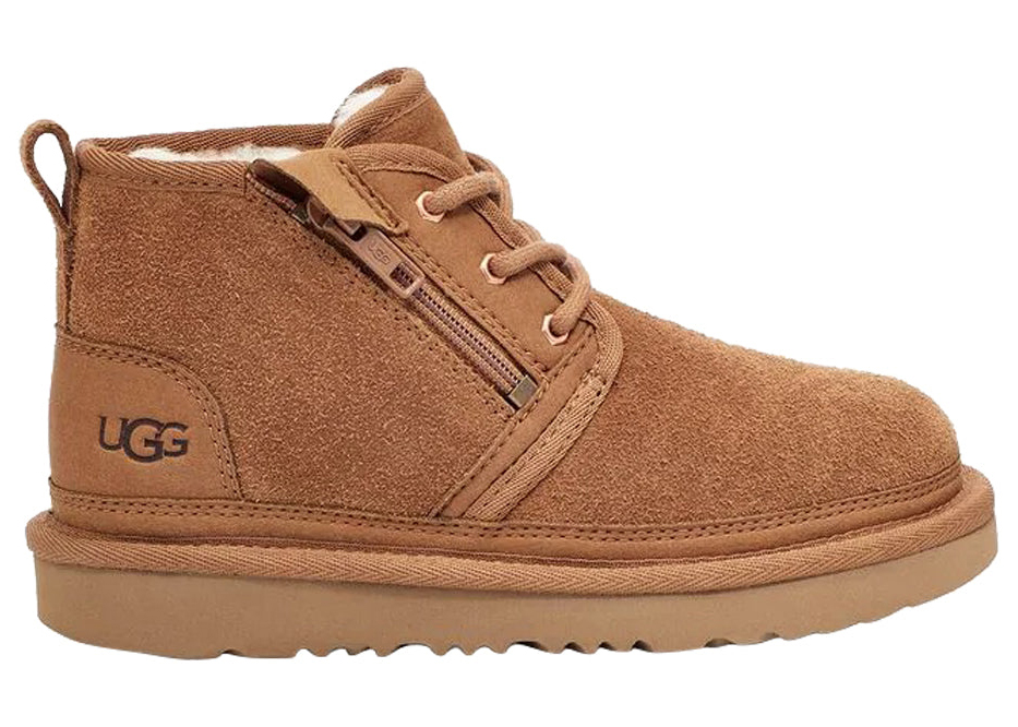 UGG Neumel Zip Boot Chestnut (Kids) - vstockx