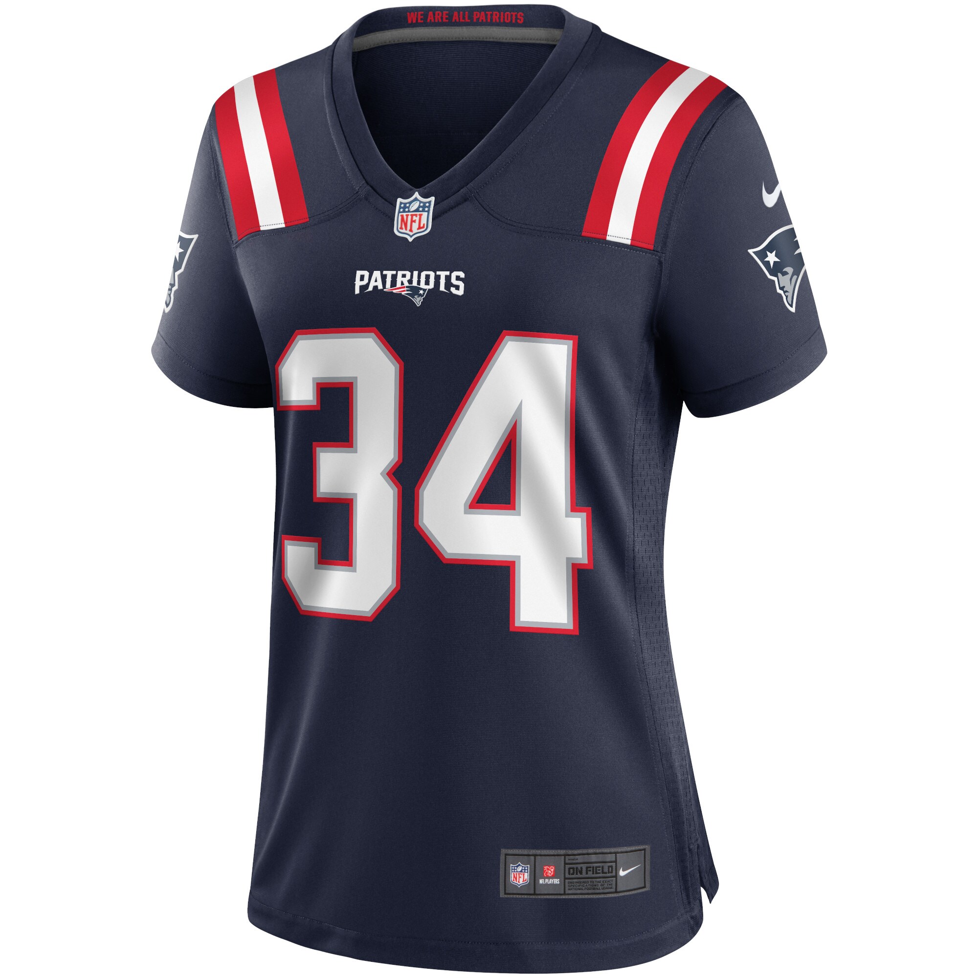 Rex Burkhead New England Patriots Nike Women's Game Jersey - Navy - vstockx