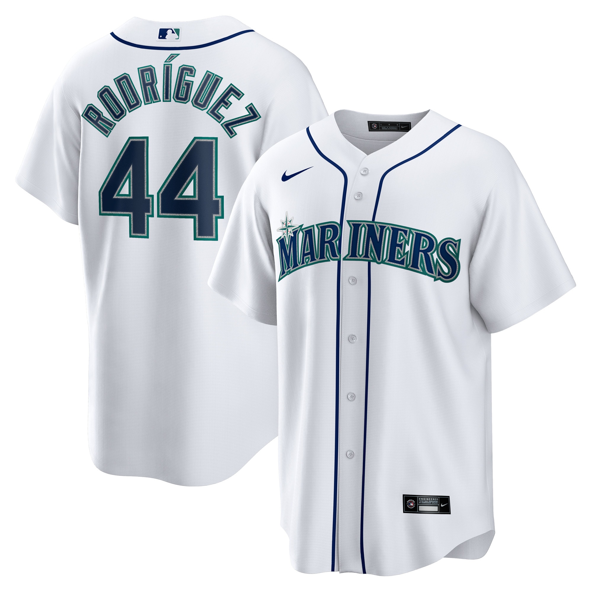 Julio Rodriguez Seattle Mariners Nike Home Replica Player Jersey - White - vstockx