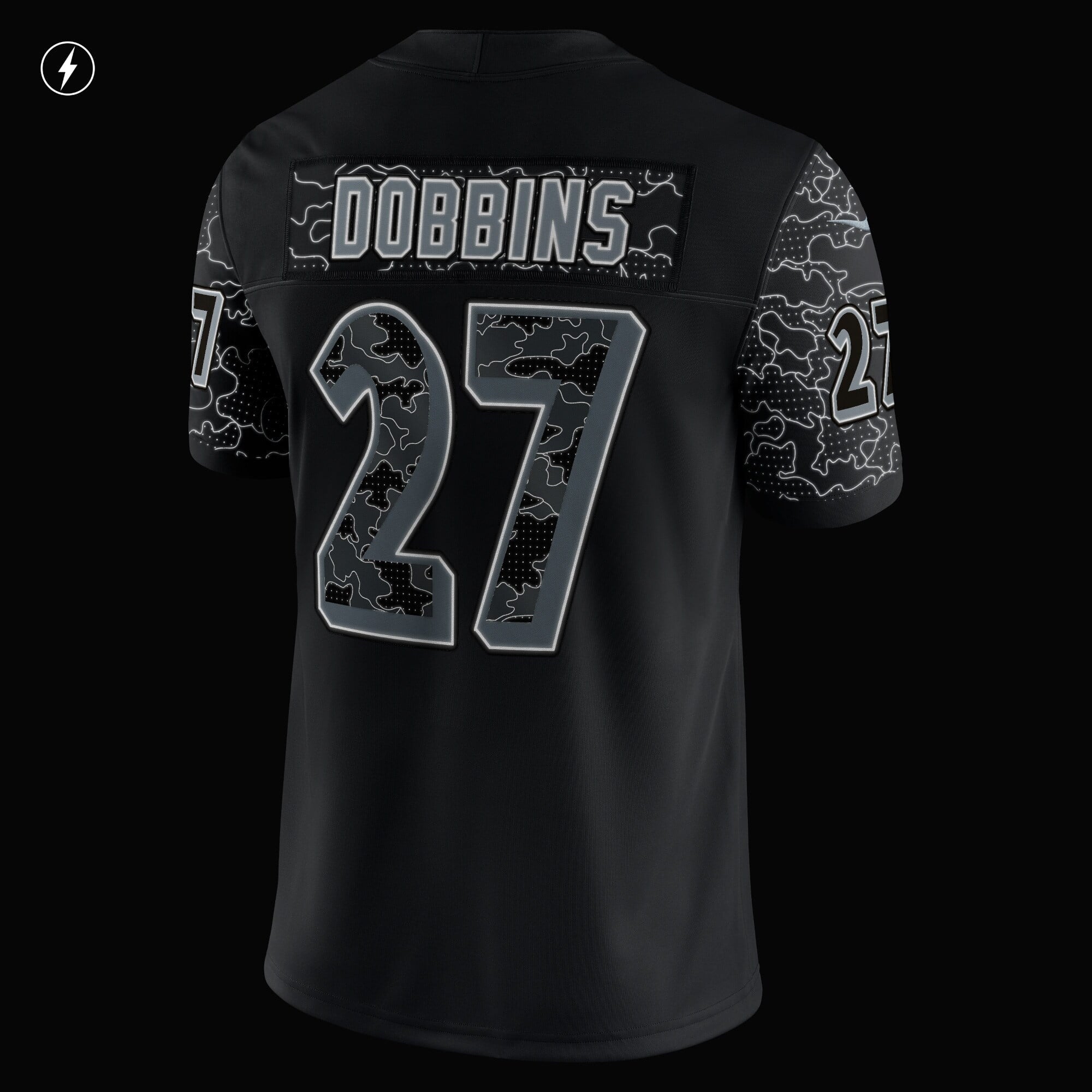 Men's Nike J.K. Dobbins Black Baltimore Ravens RFLCTV Limited Jersey - vstockx