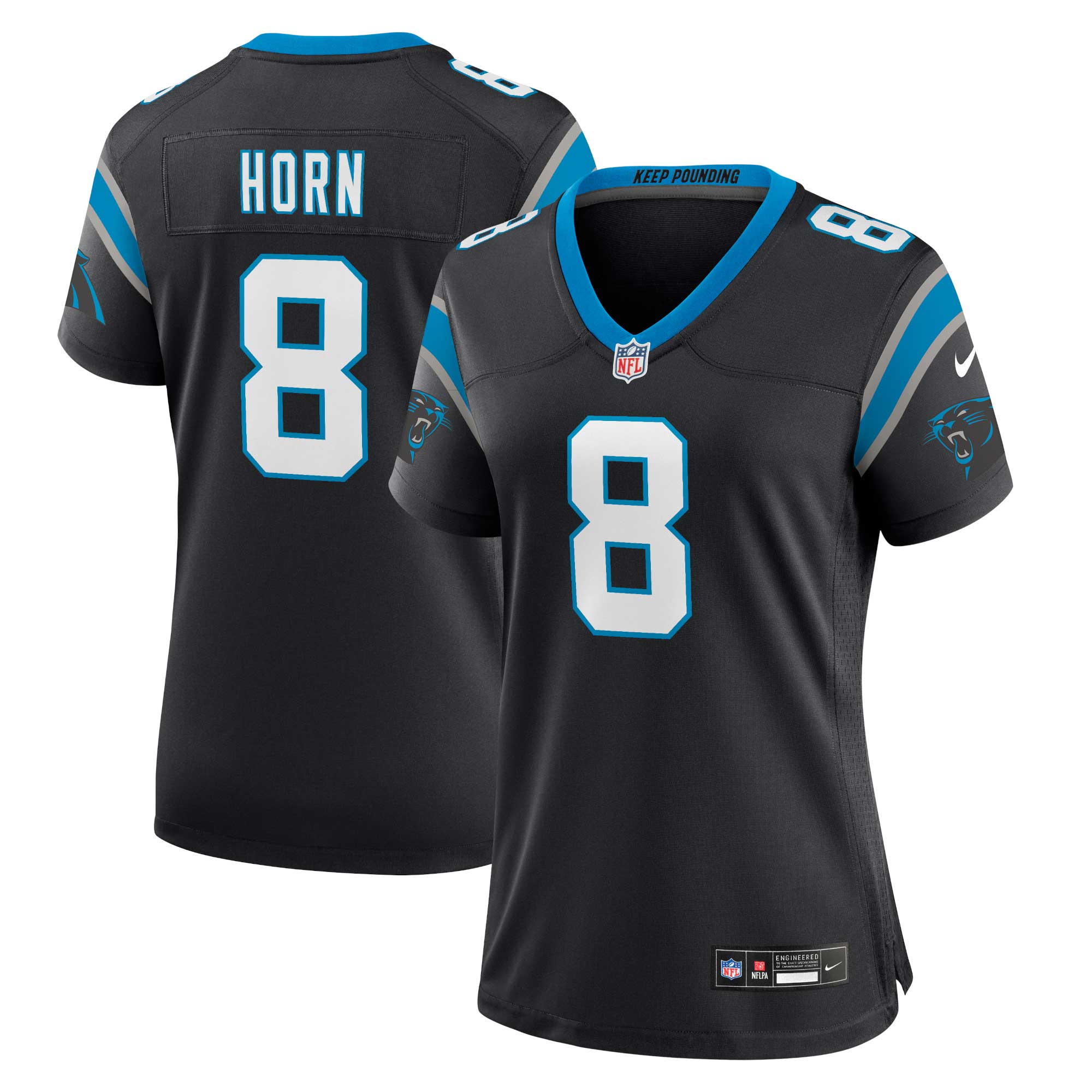 Jaycee Horn Carolina Panthers Nike Women's Player Jersey - Black - vstockx