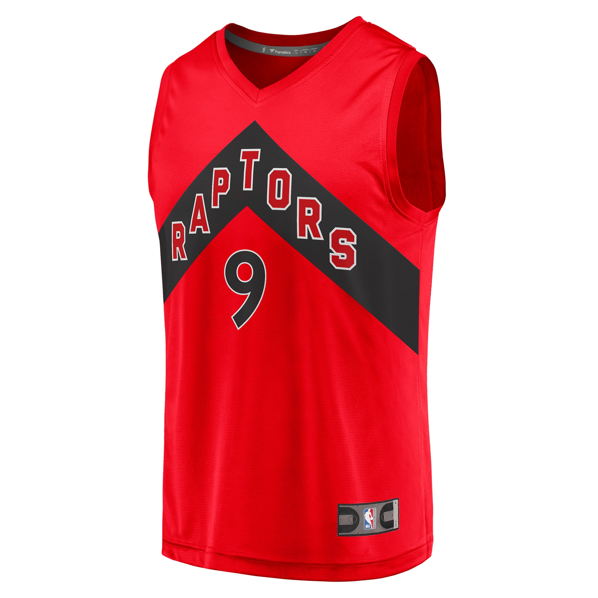 D.J. Wilson Toronto Raptors Fanatics Branded 2021/22 Fast Break Replica Jersey - Icon Edition - Red - vstockx
