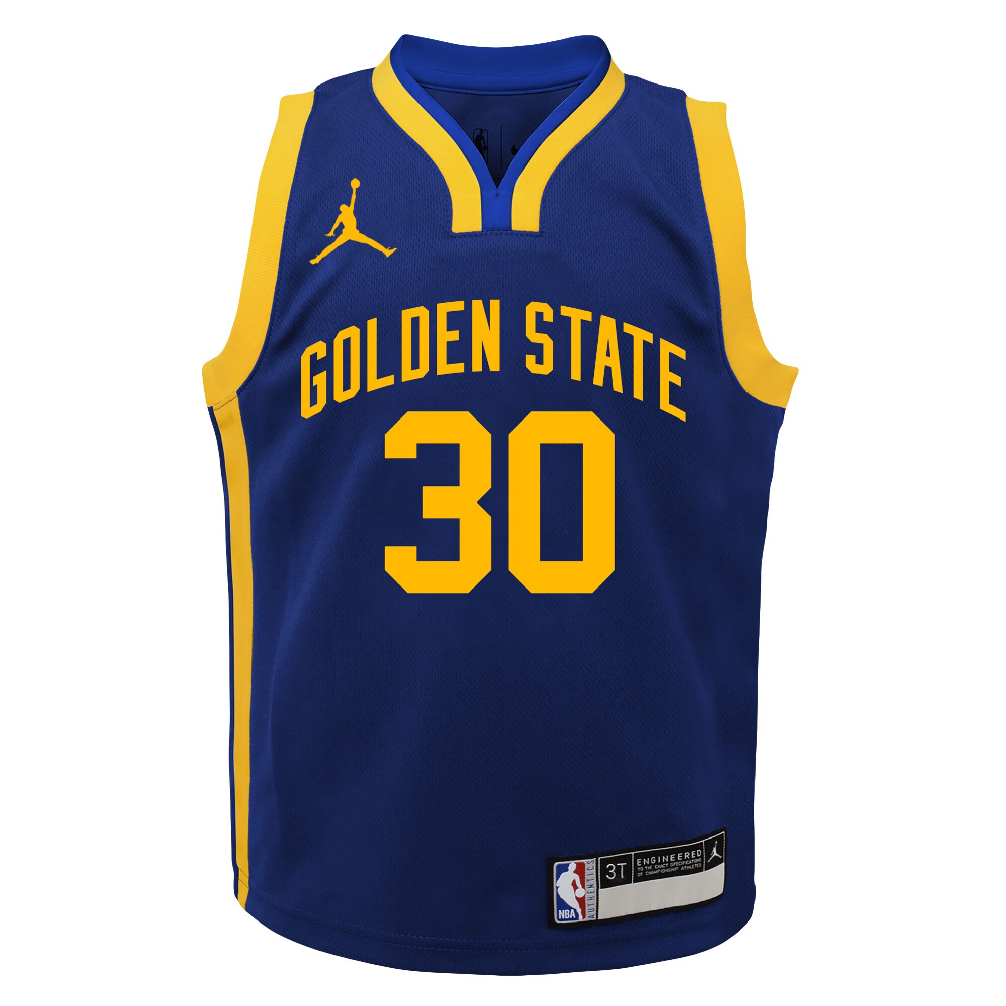 Stephen Curry Golden State Warriors Jordans Brand Preschool 2022/23 Statement Edition Jersey - Royal - vstockx
