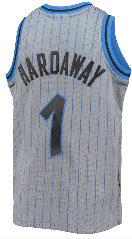 Men's Penny Hardaway Orlando Magic Mitchell & Ness 1994-95 Hardwood Classics Reload 2.0 Jersey Gray - vstockx