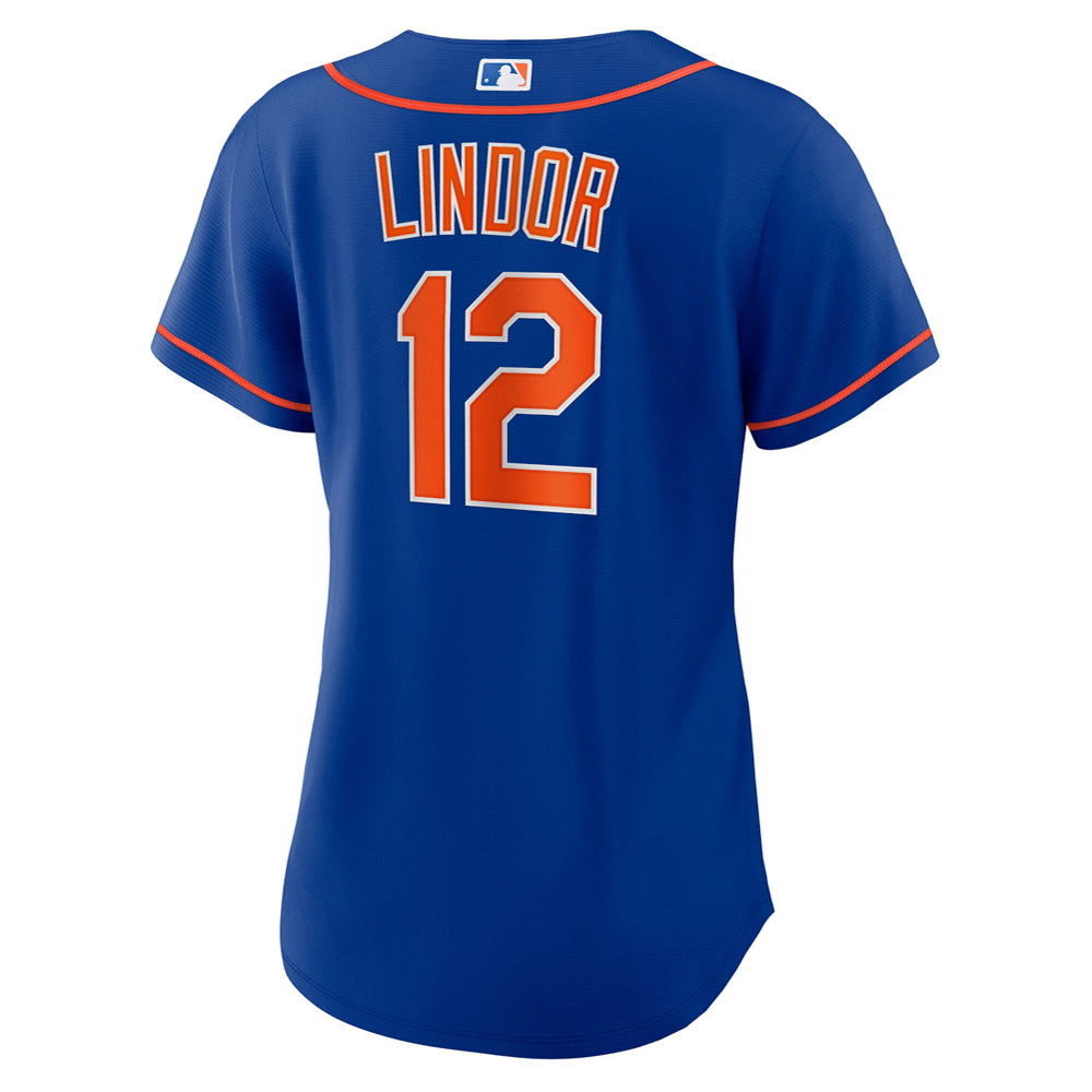 Women's New York Mets Francisco Lindor Alternate Player Jersey - Royal - vstockx
