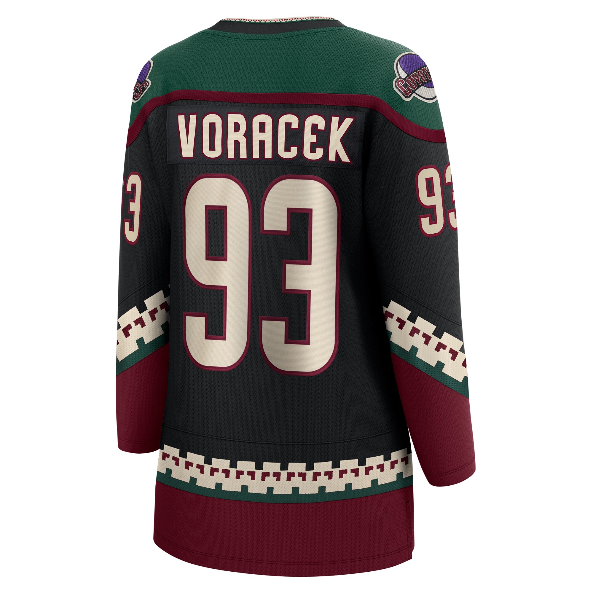 Jakub Voracek Arizona Coyotes Women's Fanatics Branded Home Breakaway Jersey - Black - vstockx